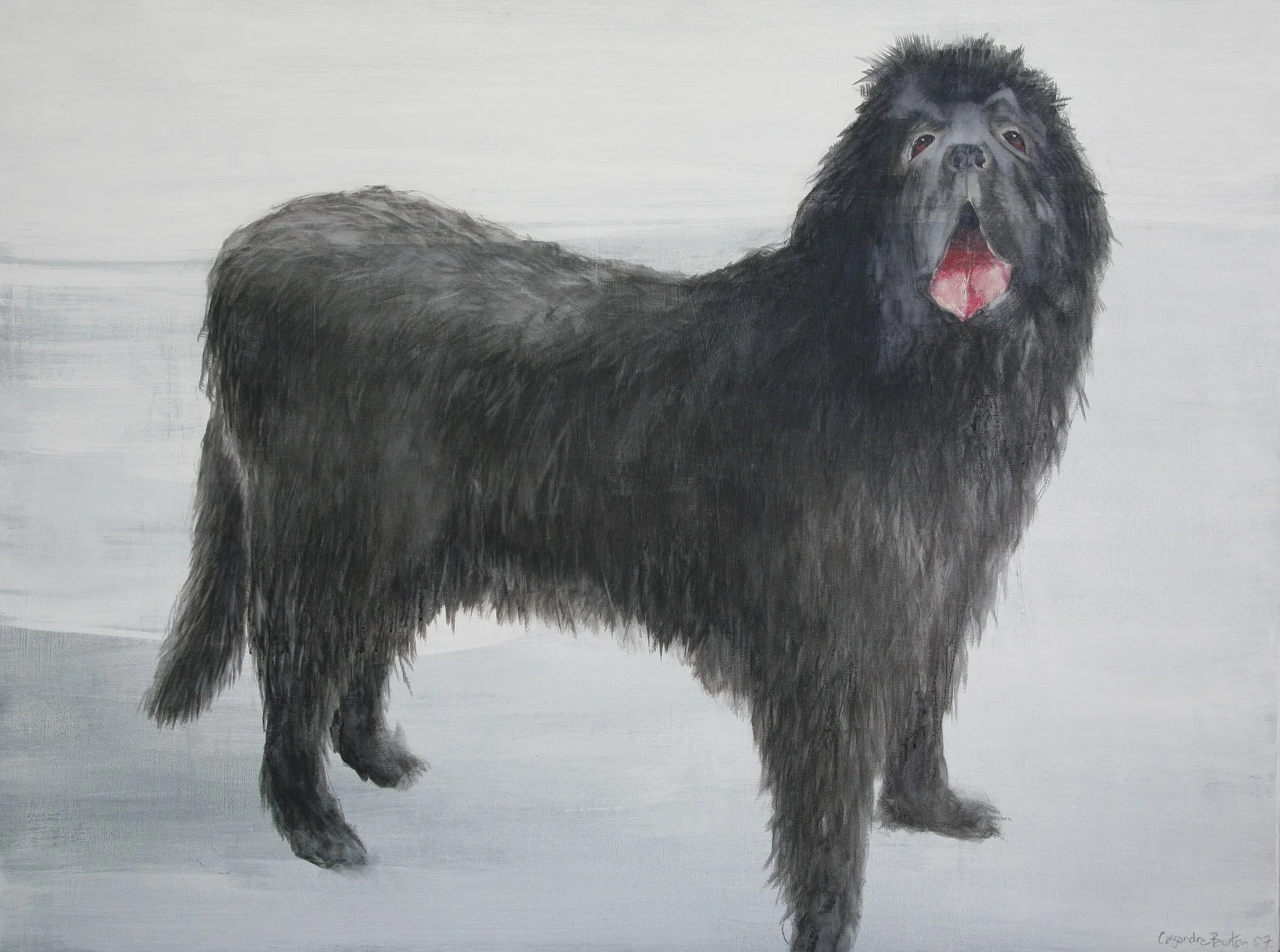 Rumpole (Acrylic Paint on Primed Paper)