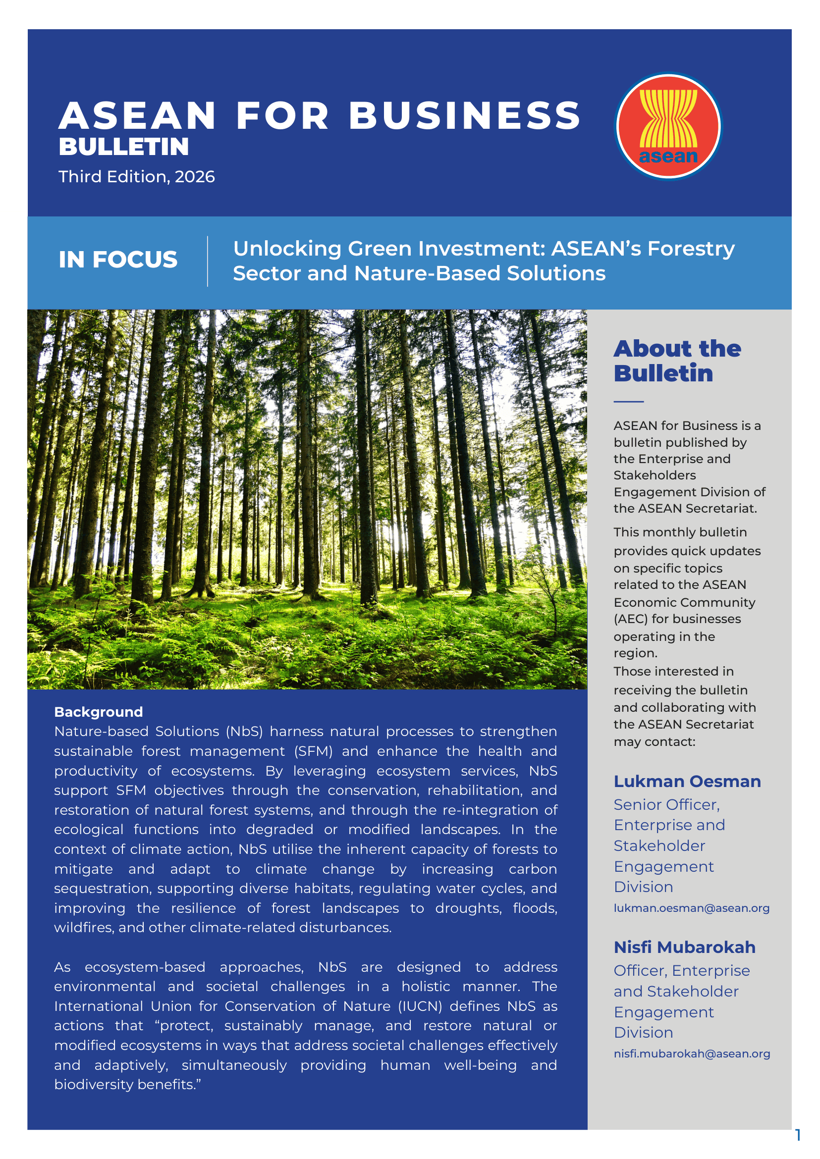 ASEAN for Business Bulletin - Third Edition, 2026