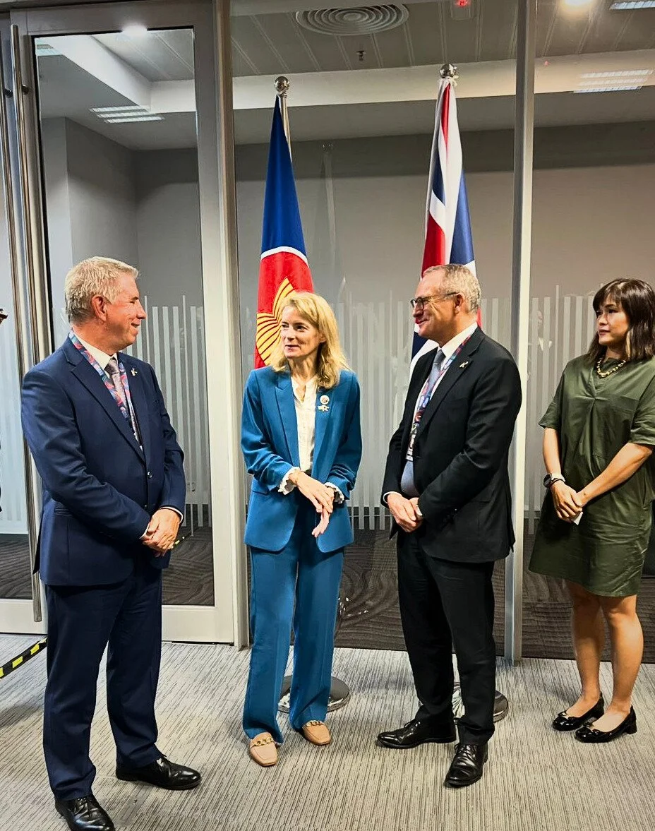 UKABC business delegation meets DBT Minister for the Digital Economy, Liz Lloyd CBE at the ASEAN Eco