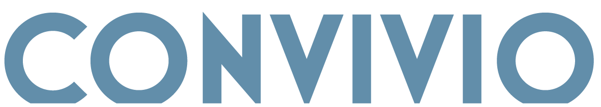 Convio logo in blue letters.