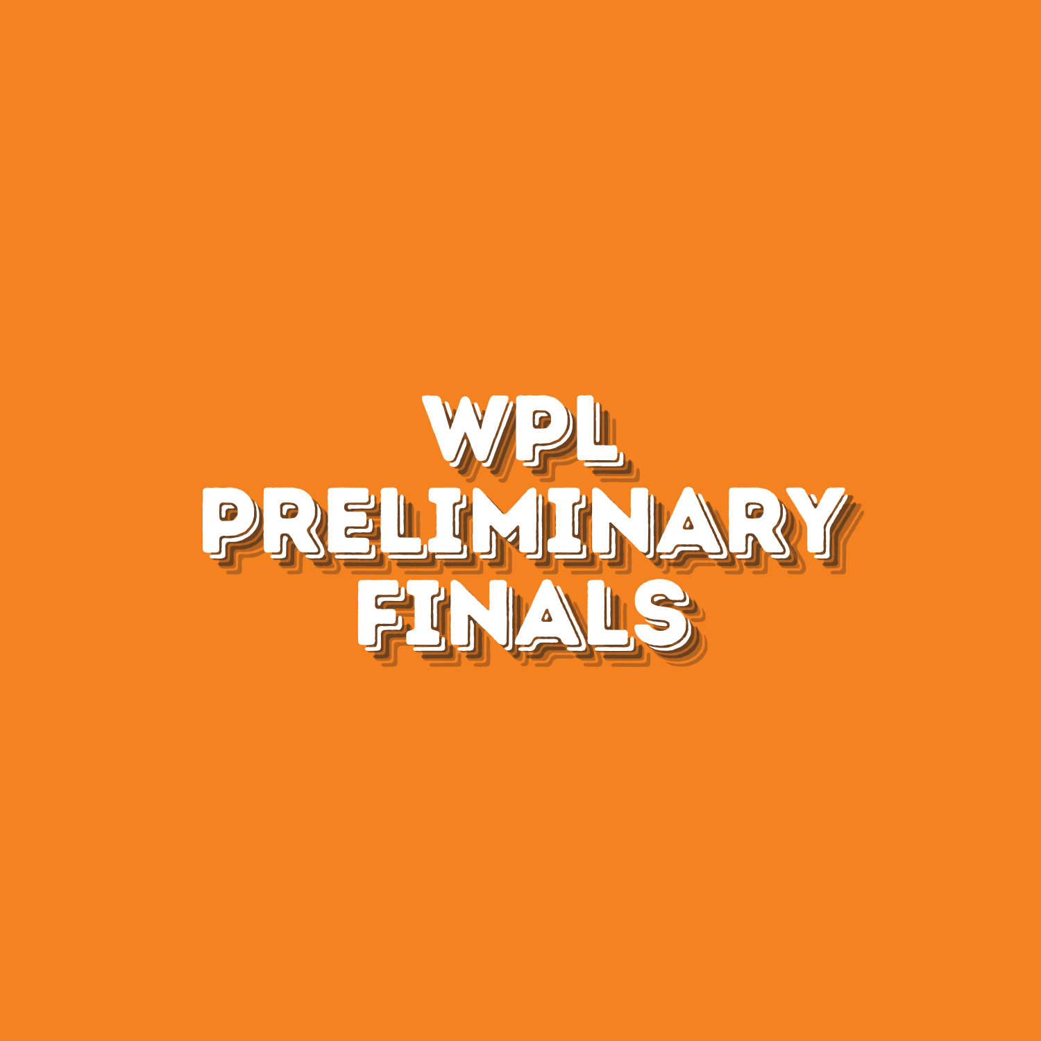 WPL Preliminary-final