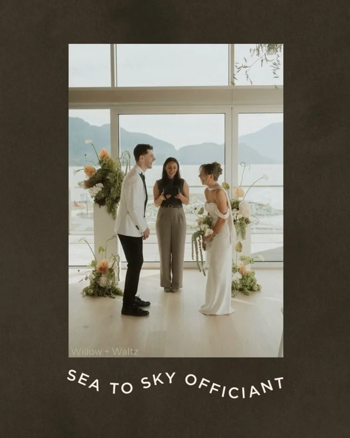 A new website before the new year - 👩🏻&zwj;💻
I&rsquo;ve been on quite the winding road, and all of the things I&rsquo;ve done with my life lead me to create &lsquo;Sea to Sky Officiant&rsquo; 
I&rsquo;m so proud of what I&rsquo;ve built and the wo