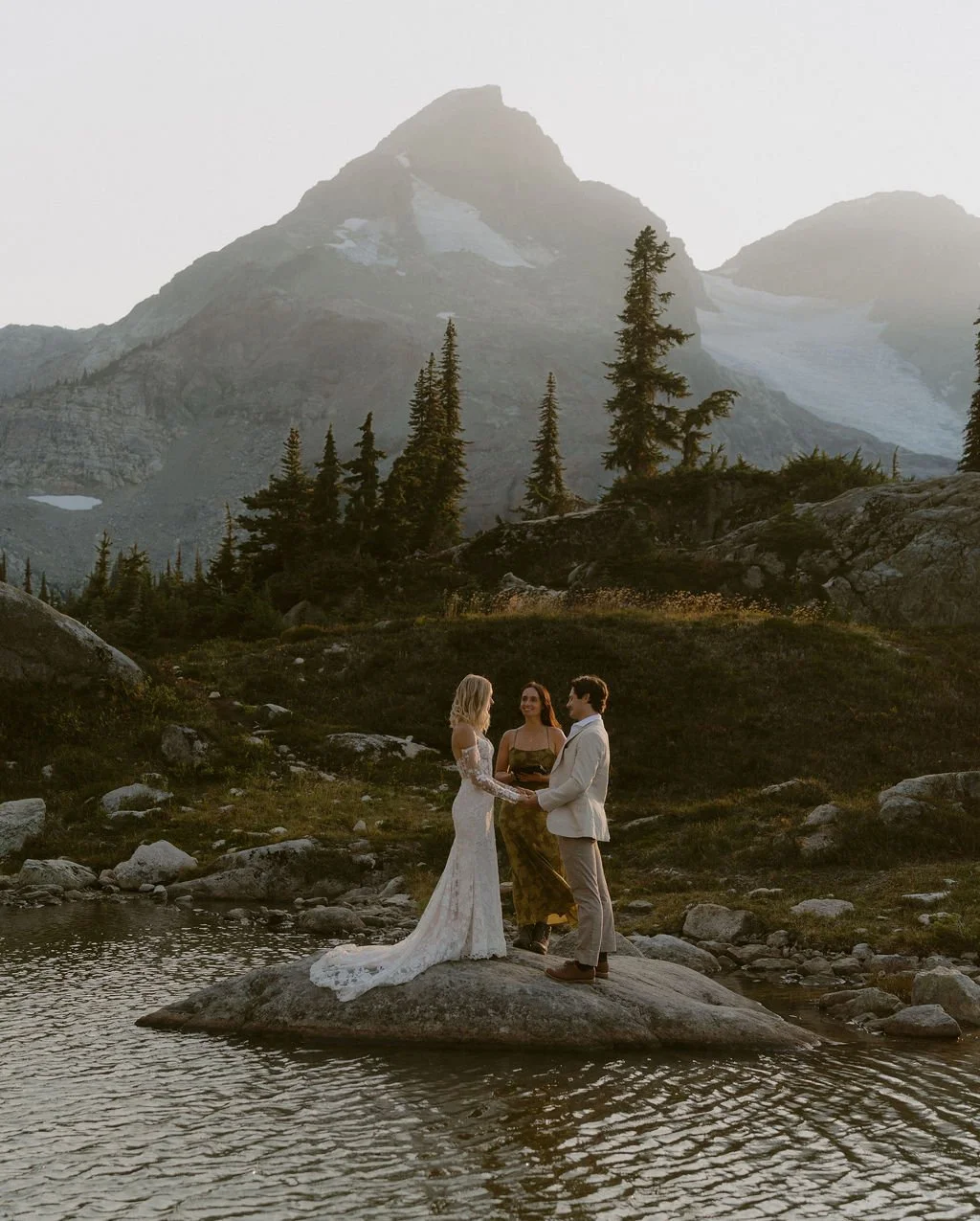 Back to the Mountains: A BC Hiking Elopement Vow Renewal in the Alpine
