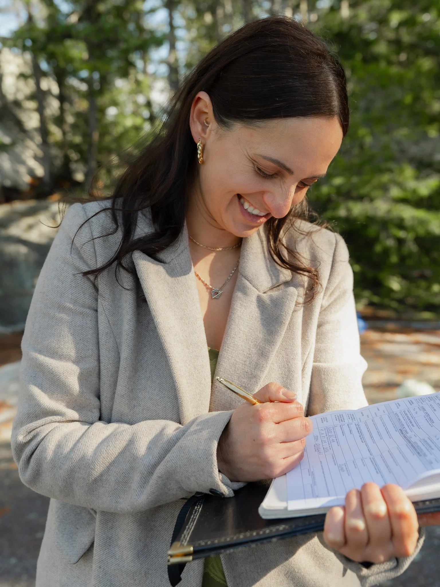 My fave type of paperwork, captured by @madisonsthamann at our Squamish Elopement!