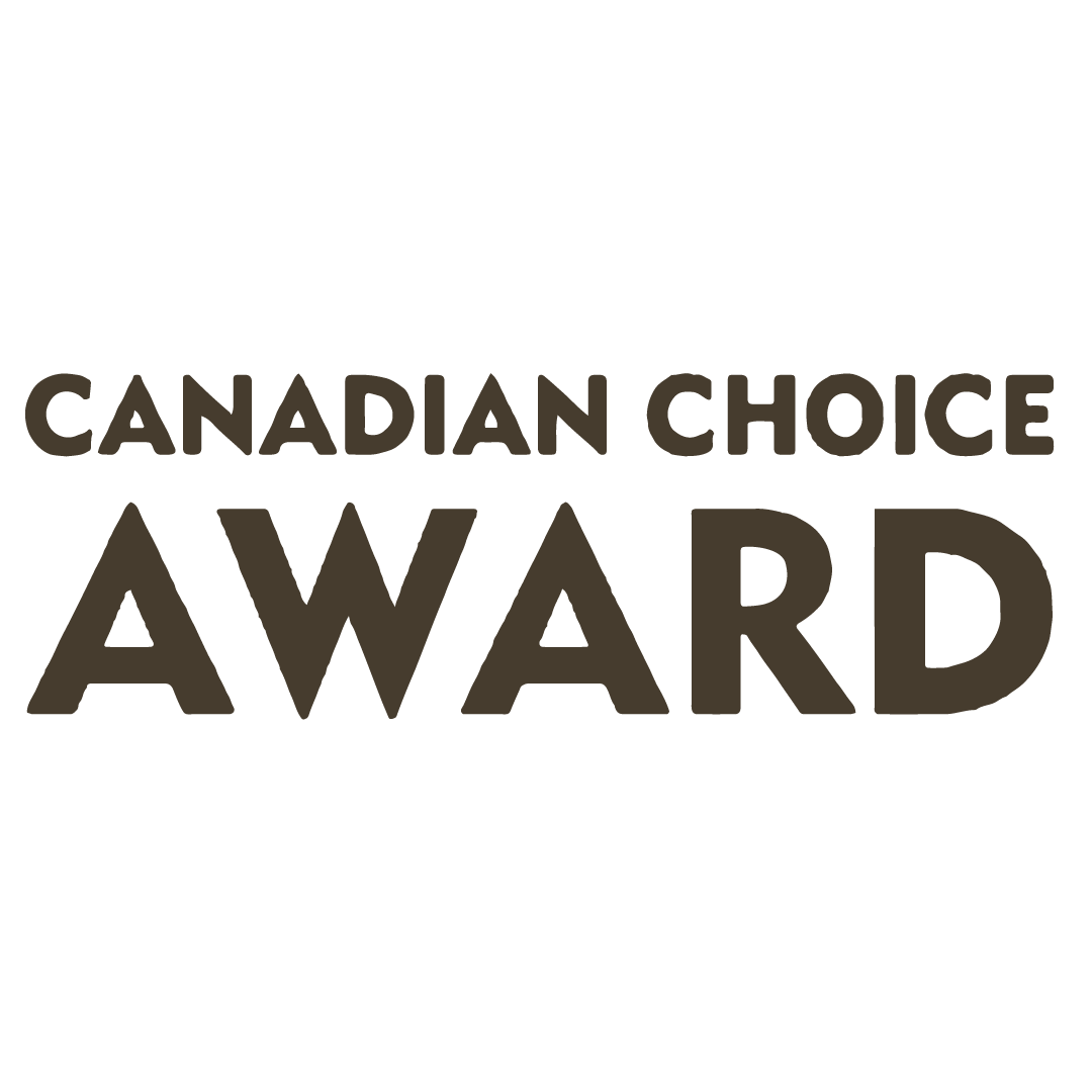 Logo for the Canadian Choice Award with stylized text.