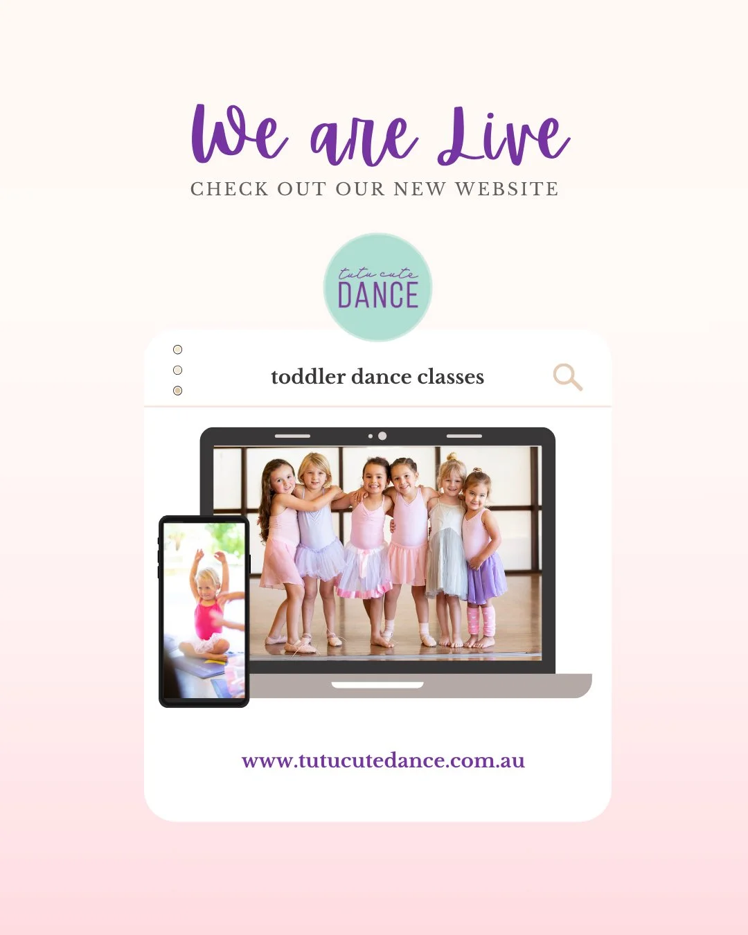 Our New Website is LIVE! 

We&rsquo;re twirling with excitement to share our sparkling new website with you! 💻

It&rsquo;s now easier than ever to be part of the Tutu Cute magic, with features designed just for you. 

🌟 Book a Trial Class &ndash; S