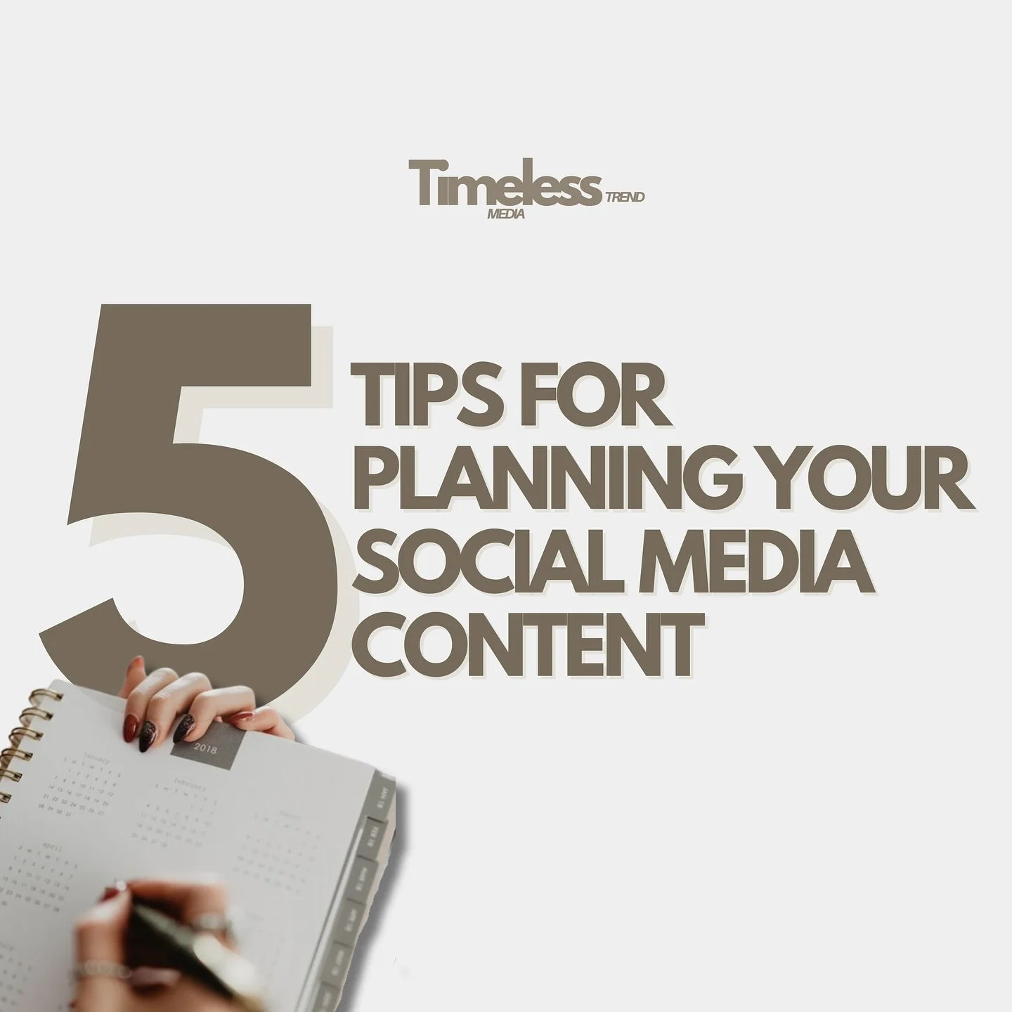 Here are 5 essential tips to help you organize and elevate your content strategy:

✨ Set clear goals &ndash; Defining your objectives is crucial. Whether it&rsquo;s building brand awareness, increasing traffic, or boosting engagement, every post shou