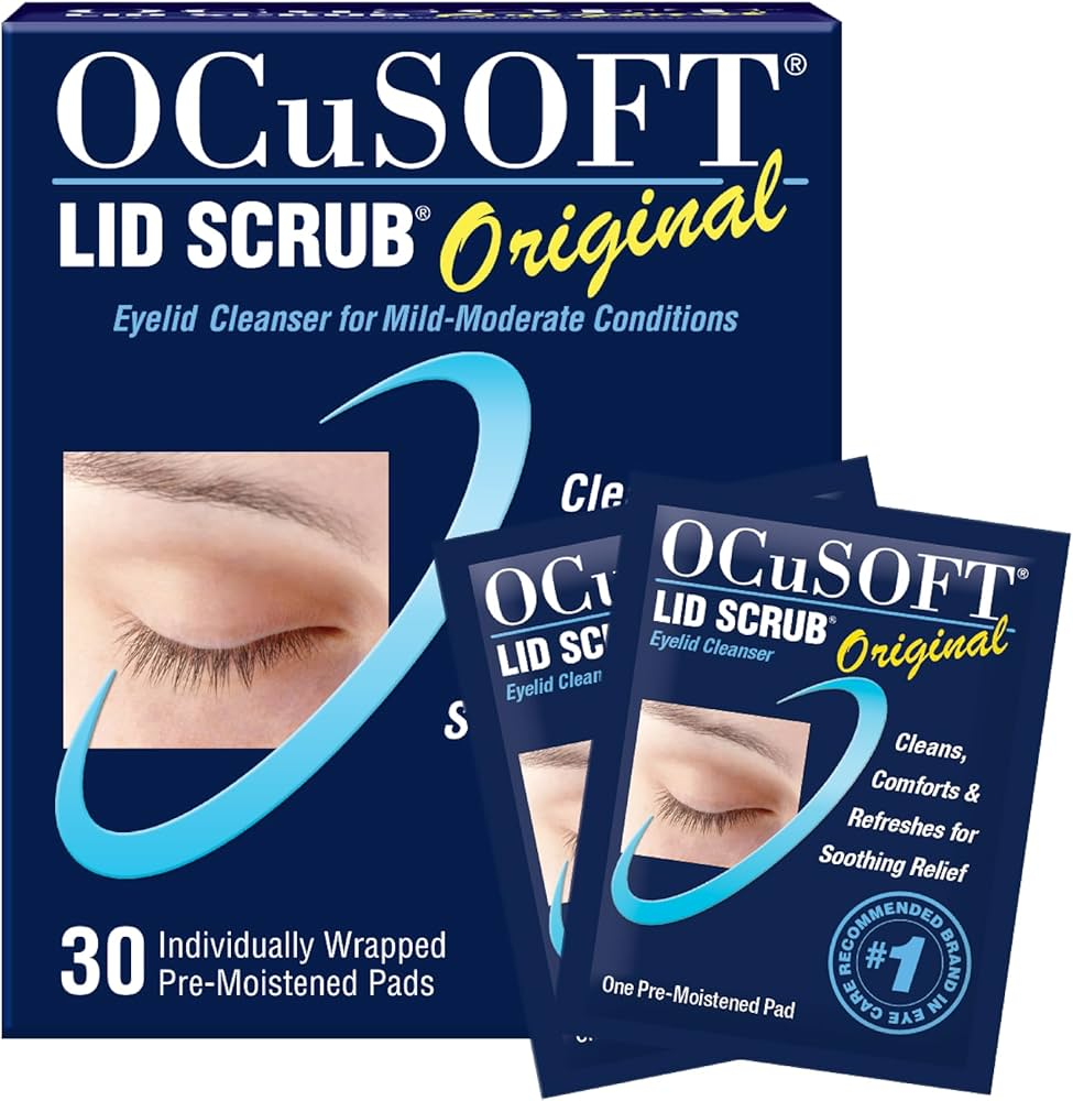 Packaging for Ocusoft Eyelid Cleansers