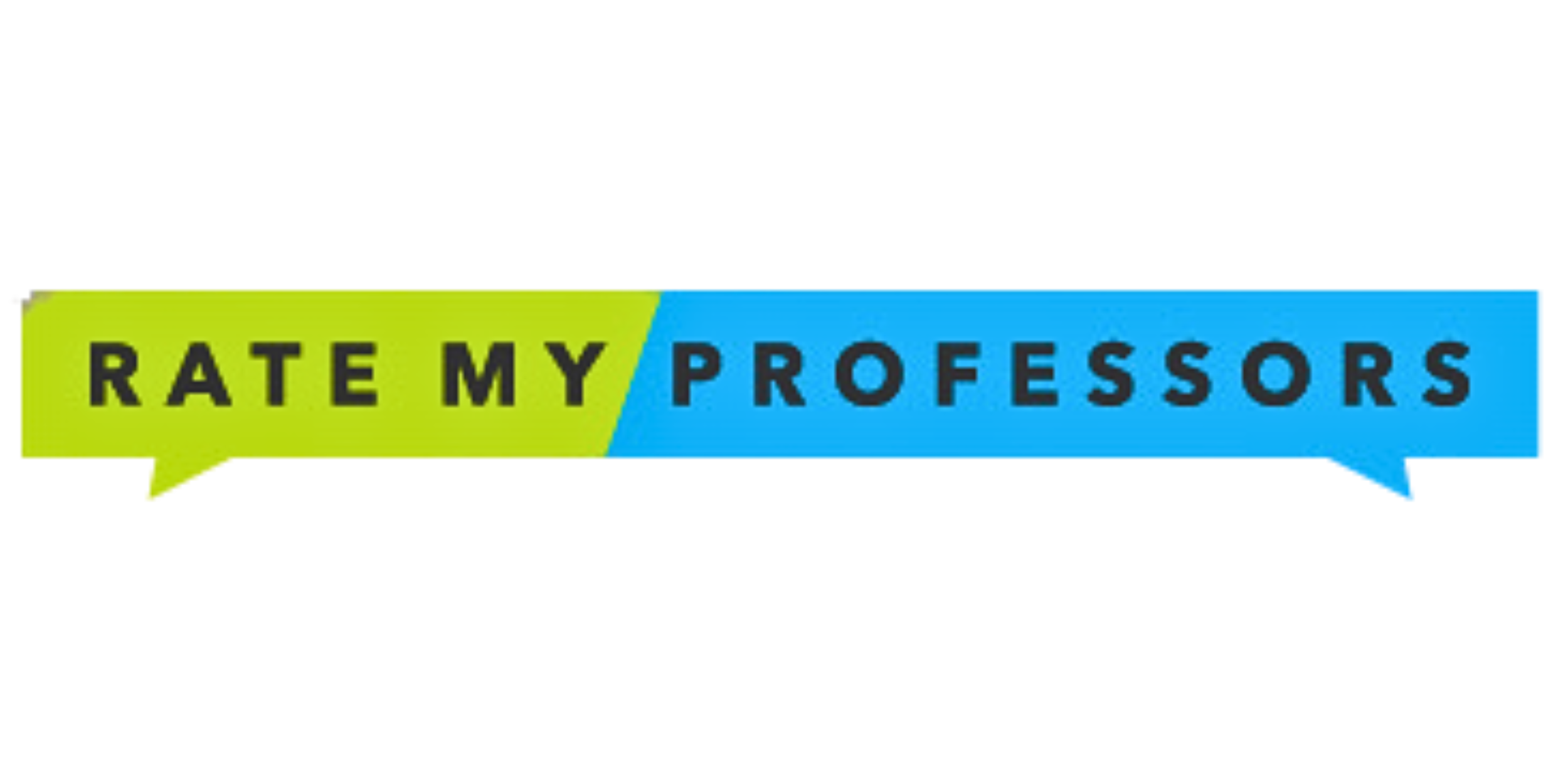 A colorful speech bubble graphic with the text 'Rate My Professors' in bold black letters, divided into lime green and sky blue sections | Dr. Robert Meade | Public Speaker & Vision Consultant | Presentations about Eyes and Vision
