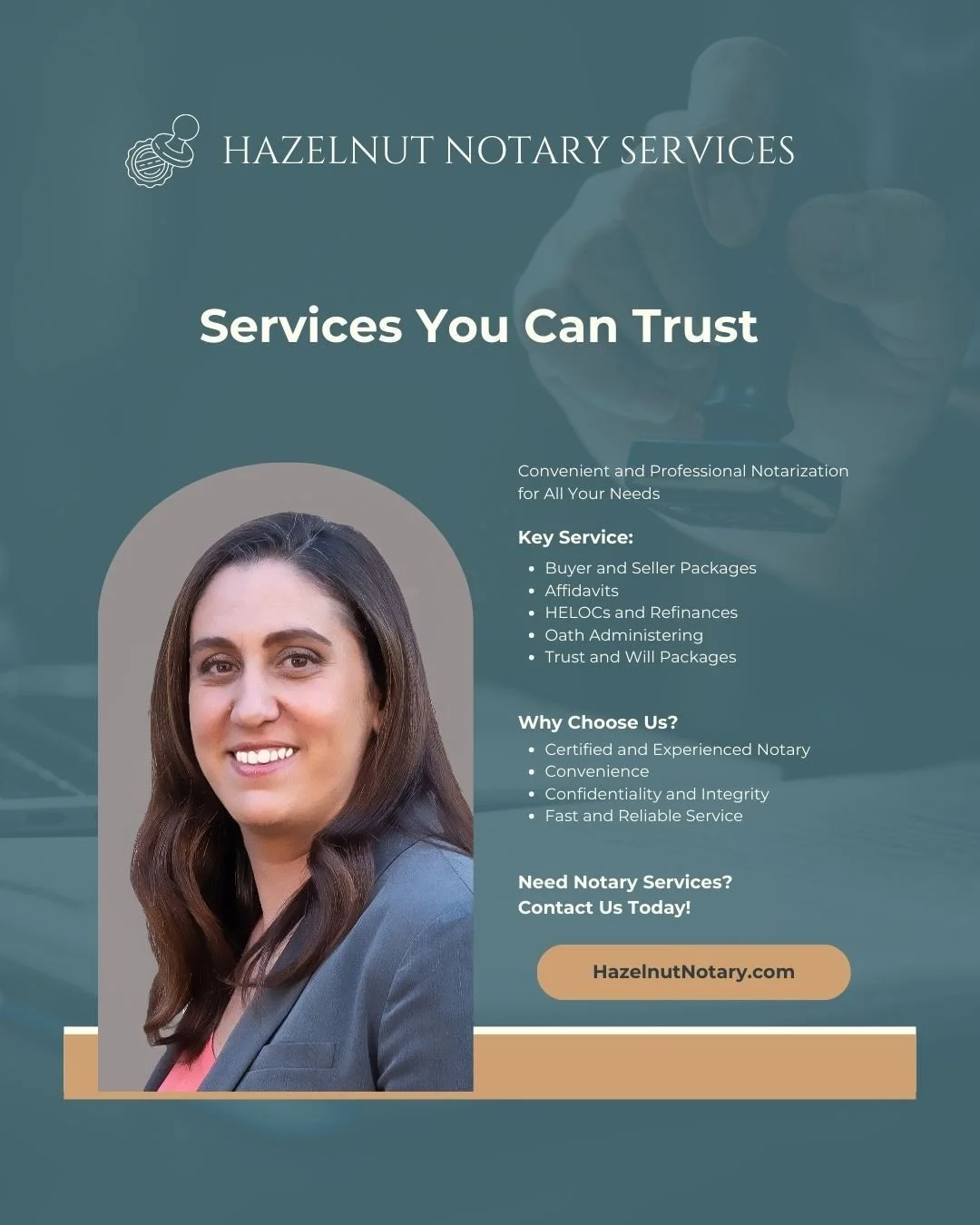 Need documents notarized without the hassle? Hazelnut Notary Services makes signing easy with mobile notary appointments that come to you and remote online notarization available nationwide. Whether you prefer to sign in person at your home or office