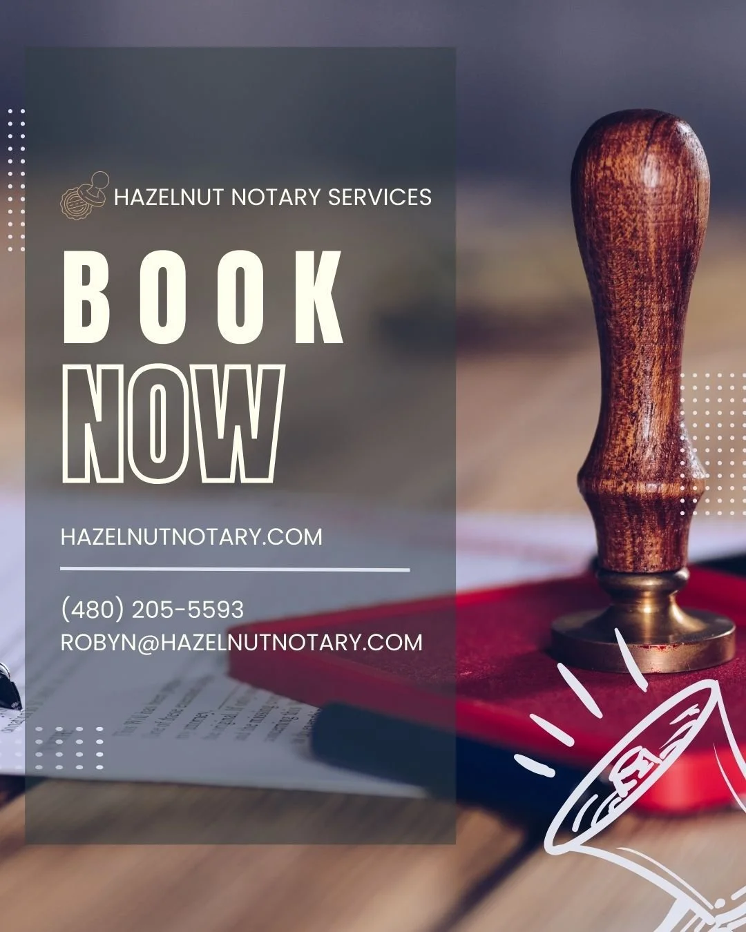 Need reliable help with important documents? Hazelnut Notary Services provides professional mobile notary services throughout the Southeast Valley and remote online notarization available nationwide. We also offer ink fingerprinting, apostille servic