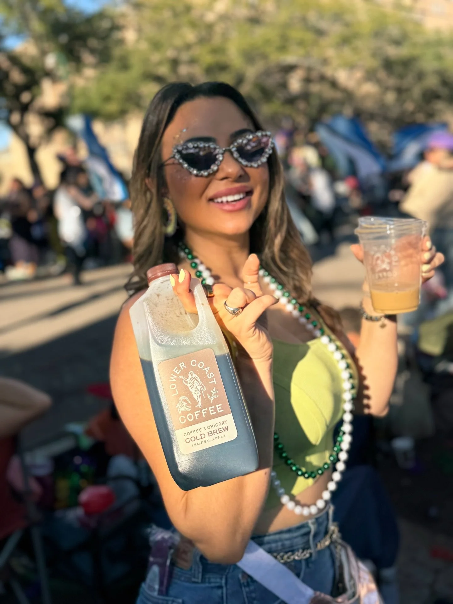 Take it to the route 🎭

Parade plans?
Bring the cold brew.

Half-gallon to-go &mdash; because Carnival days are long, the music is loud, and the beads don&rsquo;t catch themselves.

See you on the route. 💜💚💛

#nola #neworleans #mardigras #carniva
