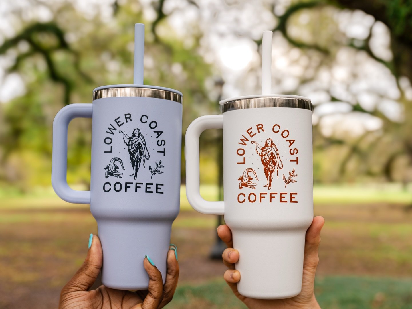 NEW!!! Just in time for spring &amp; summer ☀️💧
Our 32 oz insulated tumblers are here with a straw top to keep you hydrated all day.

Available in white and coastal blue, both with our signature Lower Coast logo.

Coffee, cold brew, water &mdash; ta