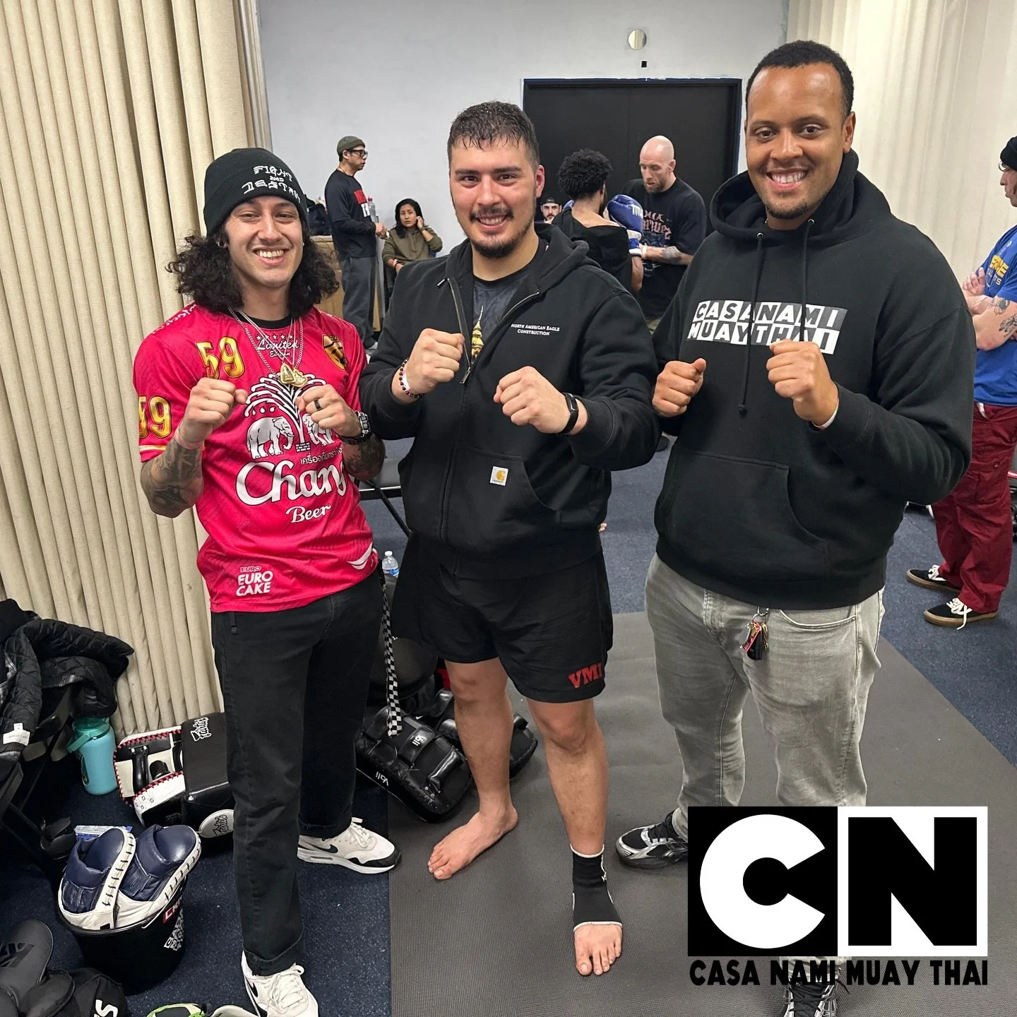 WINNER WINNER CHICKEN DINNER!!! Proud of you @grantanto0220 🙏🏽🙏🏽🙏🏽 Great kickboxing debut and we won in their backyard. I&rsquo;m stoked!!! Thank you @tray_mark ⁩ for helping me corner and for helping prepare for this fight. Thank you to all of