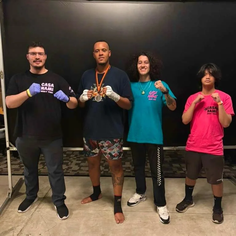 Successful amateur debut for Tracy and another dub for Casa Nami!!! 

Thank you to everybody for supporting Tracy in his fight 🙏🏽
He&rsquo;s back at it May 16th at MTAAC, under Muay Thai rules! I&rsquo;m stoked.

#casanamimuaythai #muaythai #kickbo