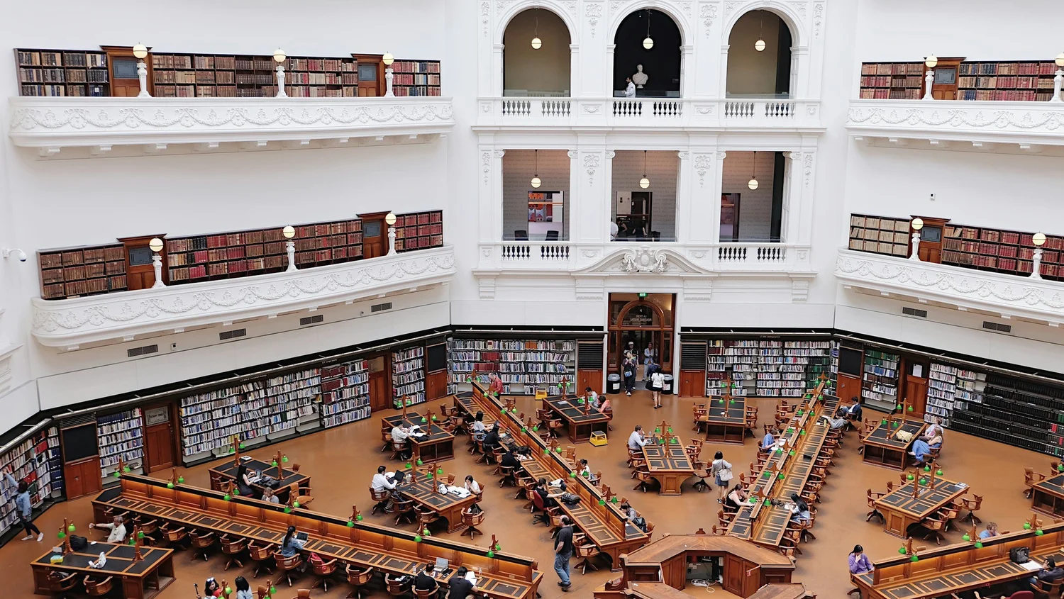 The domed La Trobe Reading Room at State Library Victoria