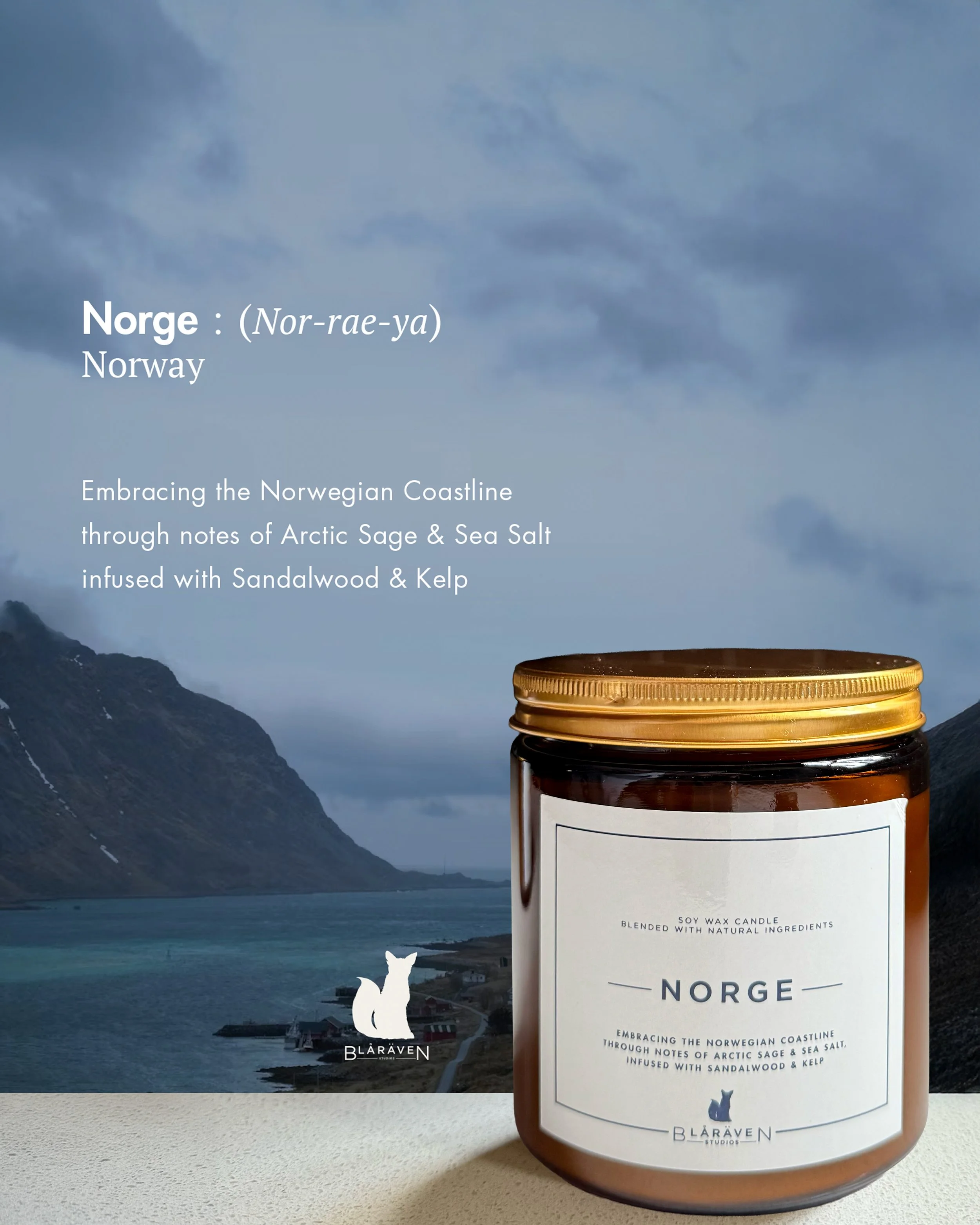 Norge | 65 hour burn candle