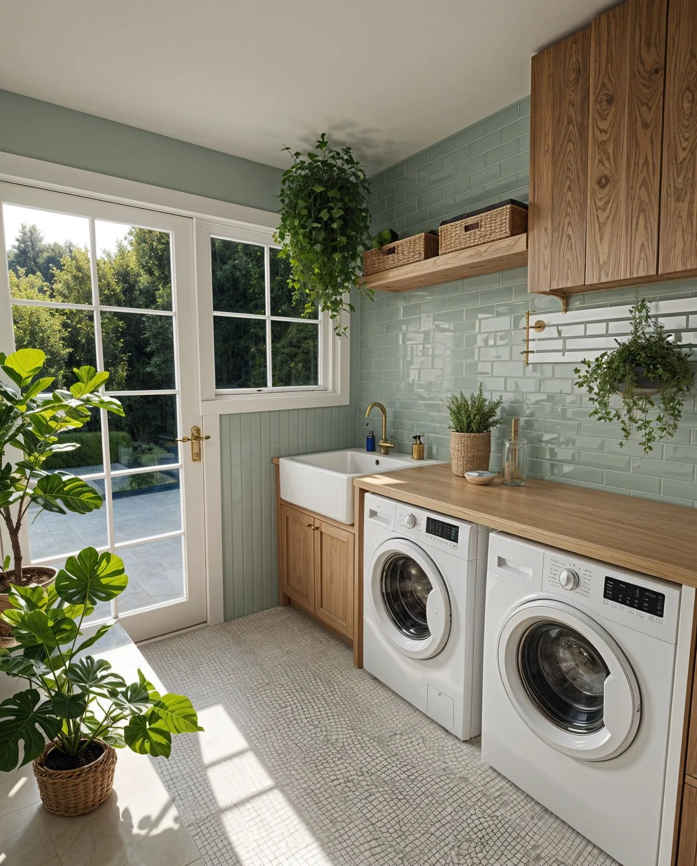 Even the smallest of spaces can still bring a considered sense of calm when designed with functional flow in mind. 

Our client&rsquo;s laundry space was compact and felt overcrowded in its original state, tasked with creating a design that brings a 