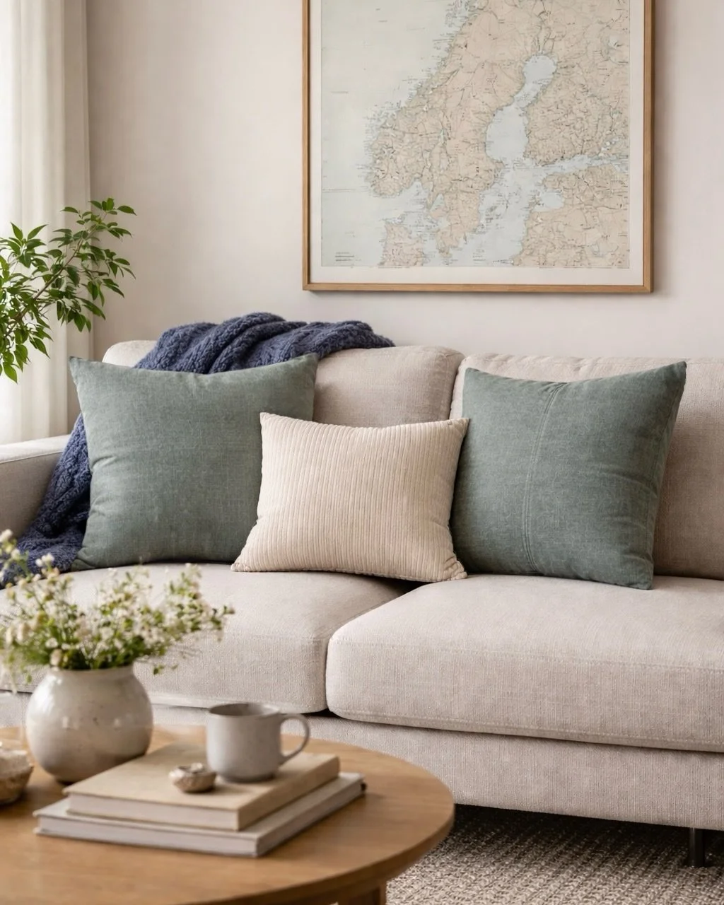 Feeling the soft side of blues today with our Window Pane Cushion in Aquamarine. 🩵

Available in two sizes &amp; with your option choice of insert via our online store 

#bl&aring;r&auml;venstudios #interiordesign #interiordecor #cushions #available