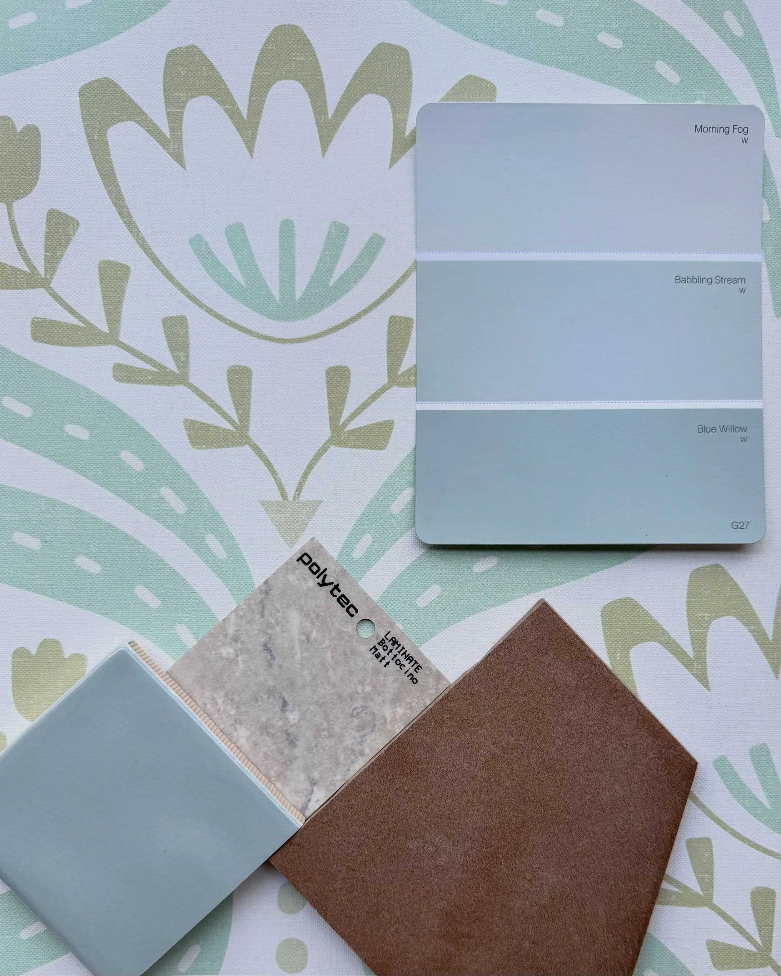 THOUGHTS WANTED 🫶🏼

Feeling excited about the installation of this beautiful laundry in one of our client&rsquo;s stunning period home. 
With a request for a sense of playful whimsy whilst still reflecting a calm palette, we were both drawn to this