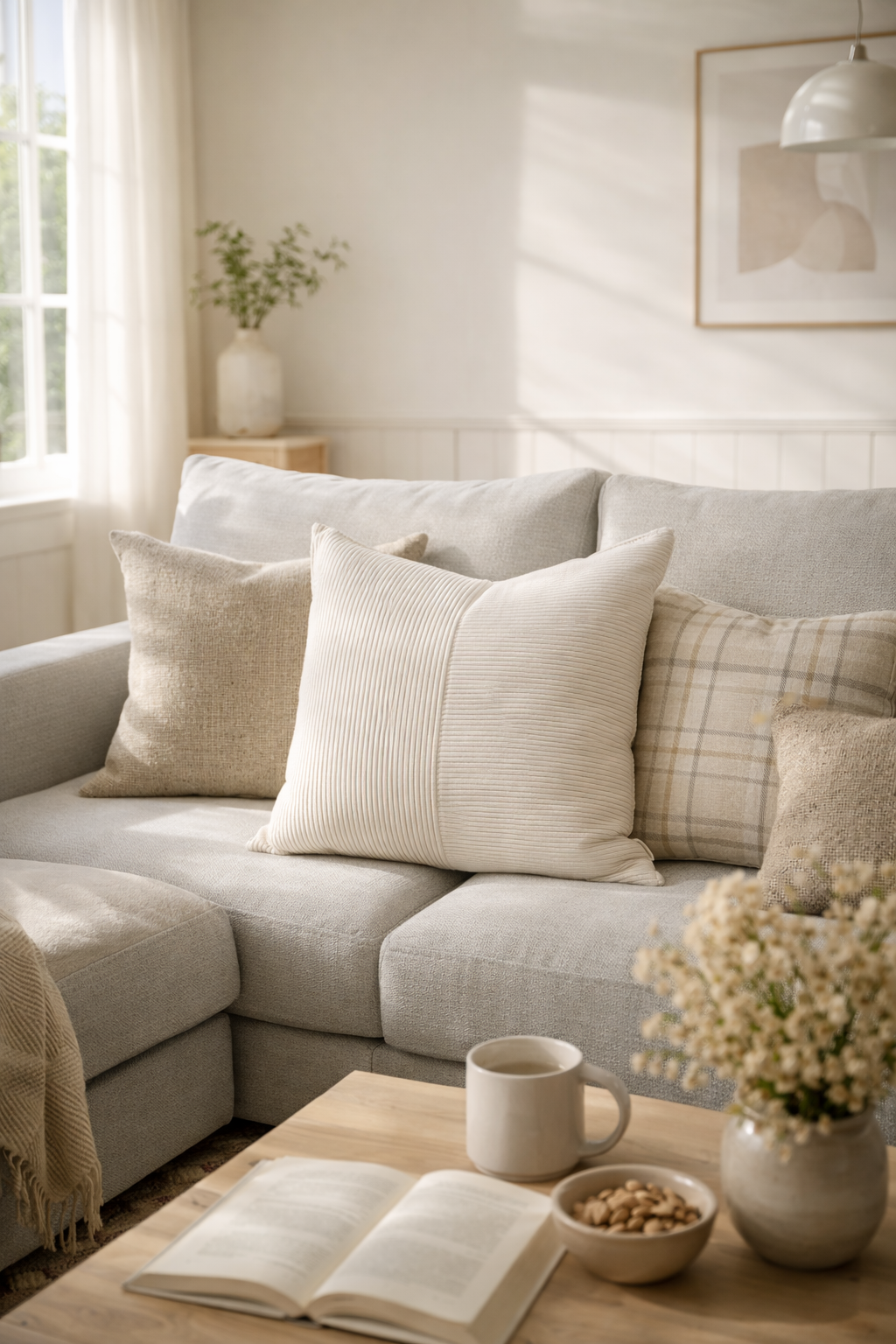 Cord Splice Cushion | Bone White