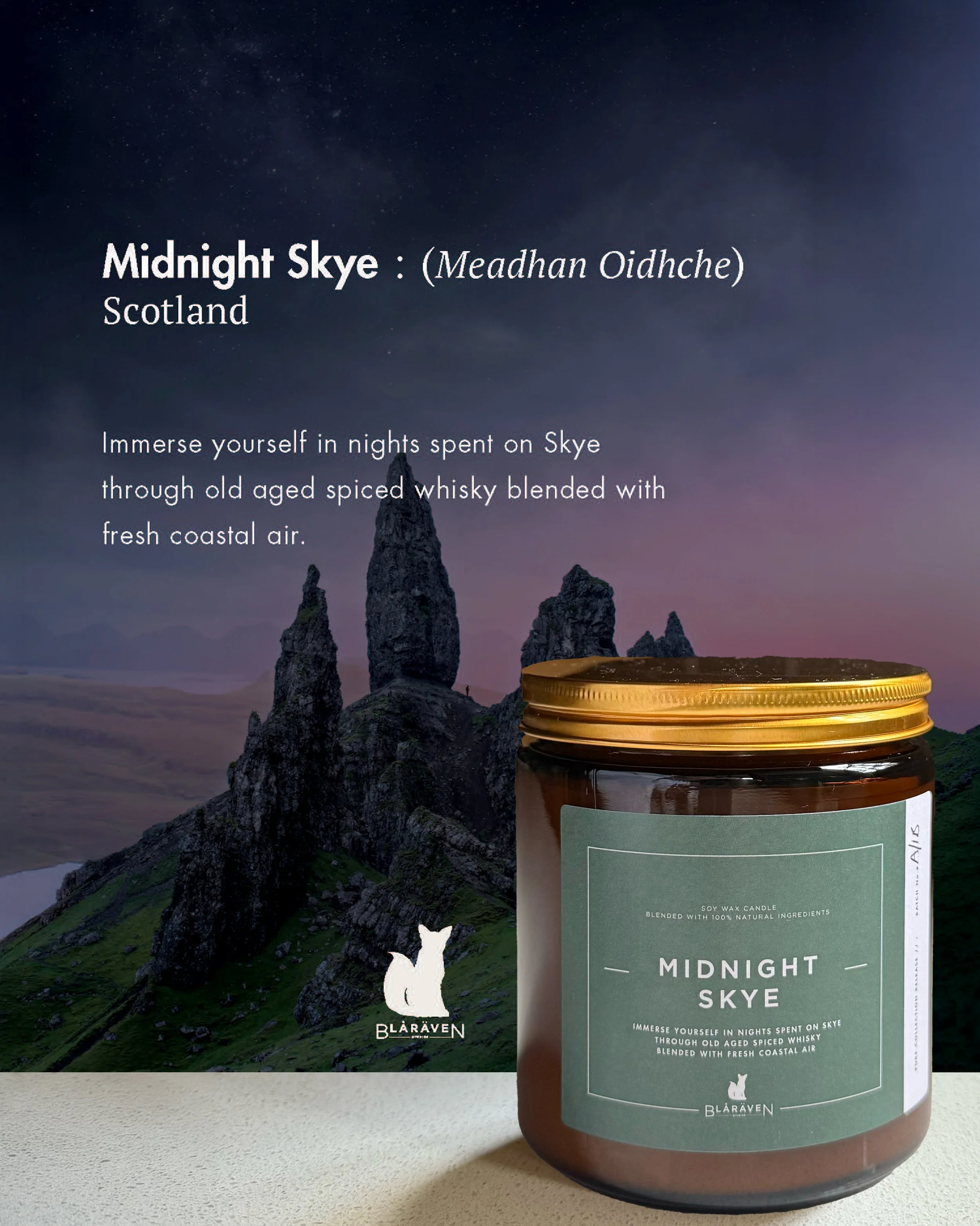 Midnight Skye | 65 hour burn candle