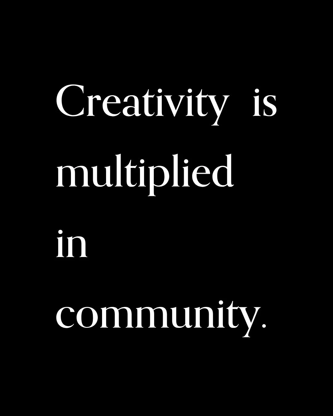 Jesus is calling you to nourish those around you with your creative gifts.⁠
⁠
But He doesn&rsquo;t expect you to do it on your own.⁠
⁠
Perhaps He&rsquo;s inviting you and I to bring our few loaves and fishes to the table, and bless the creative work 