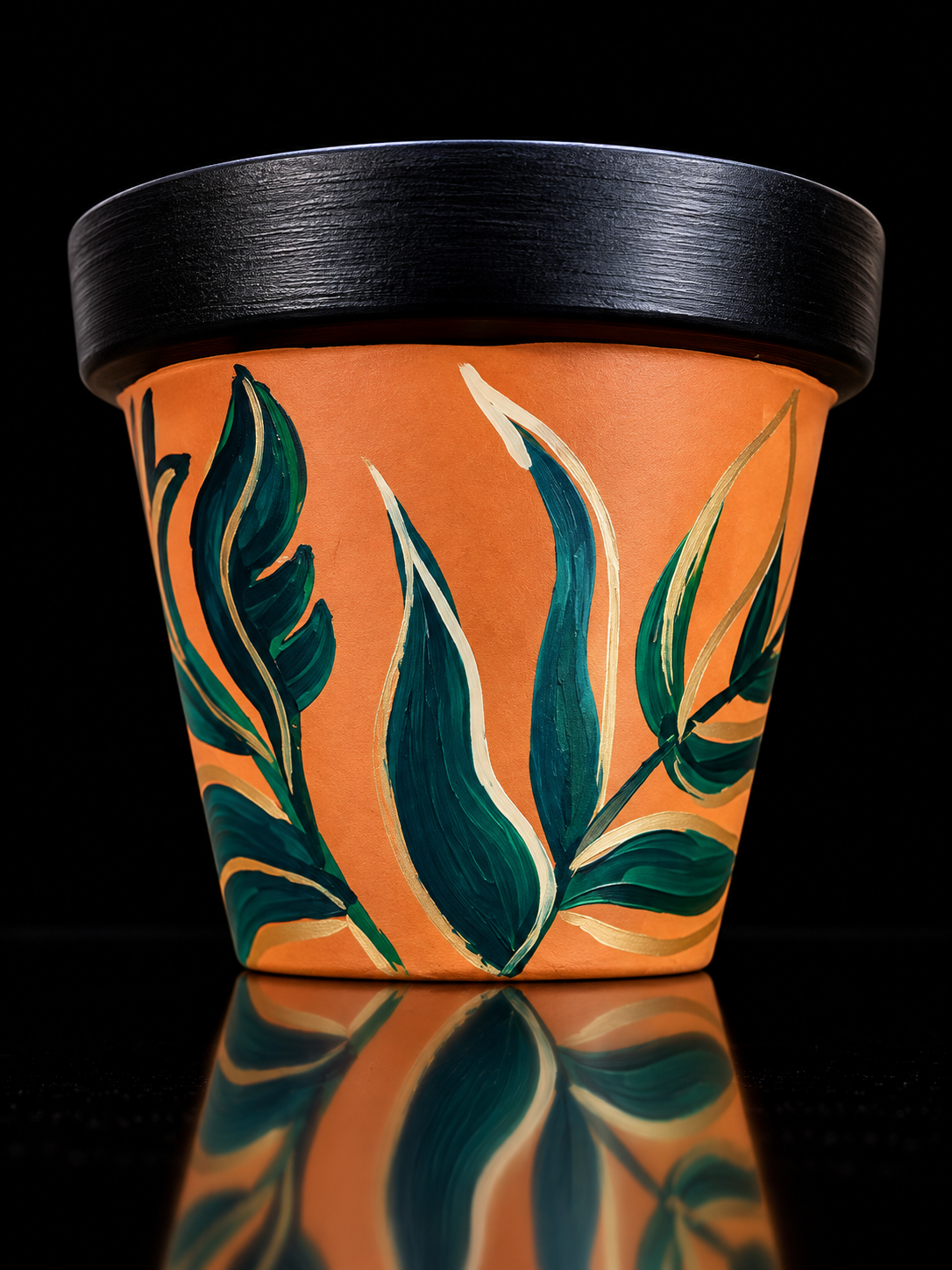 Hand-Painted Botanical Terracotta Planter.png