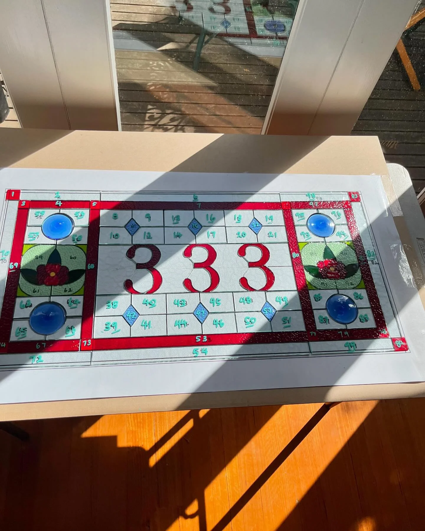 I can&rsquo;t wait to see the sun shine through this in situ! ☀️