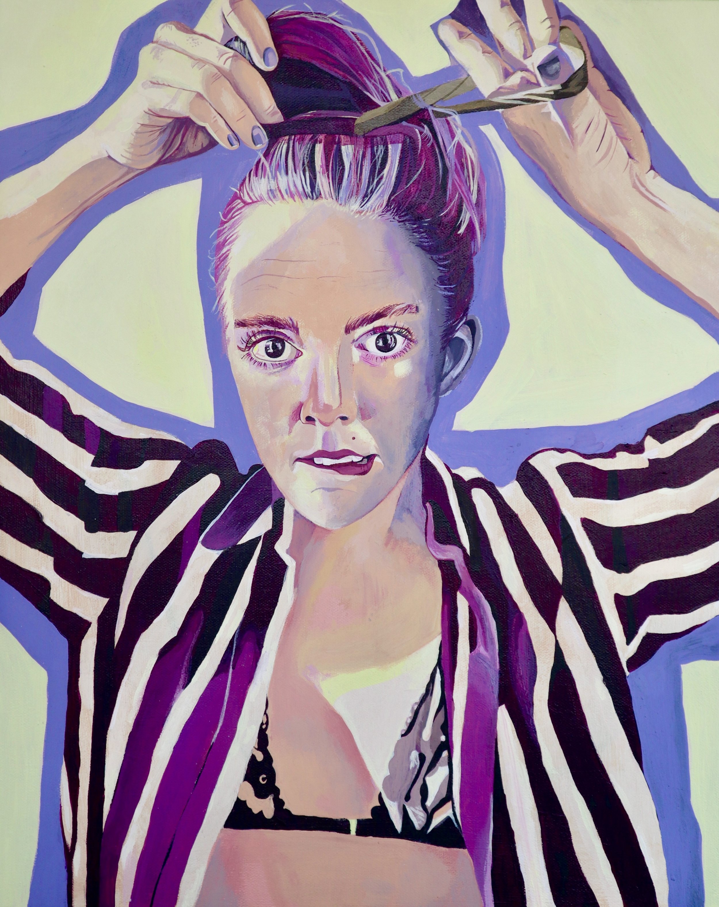 SELF CARE
Acrylic on canvas; 2025