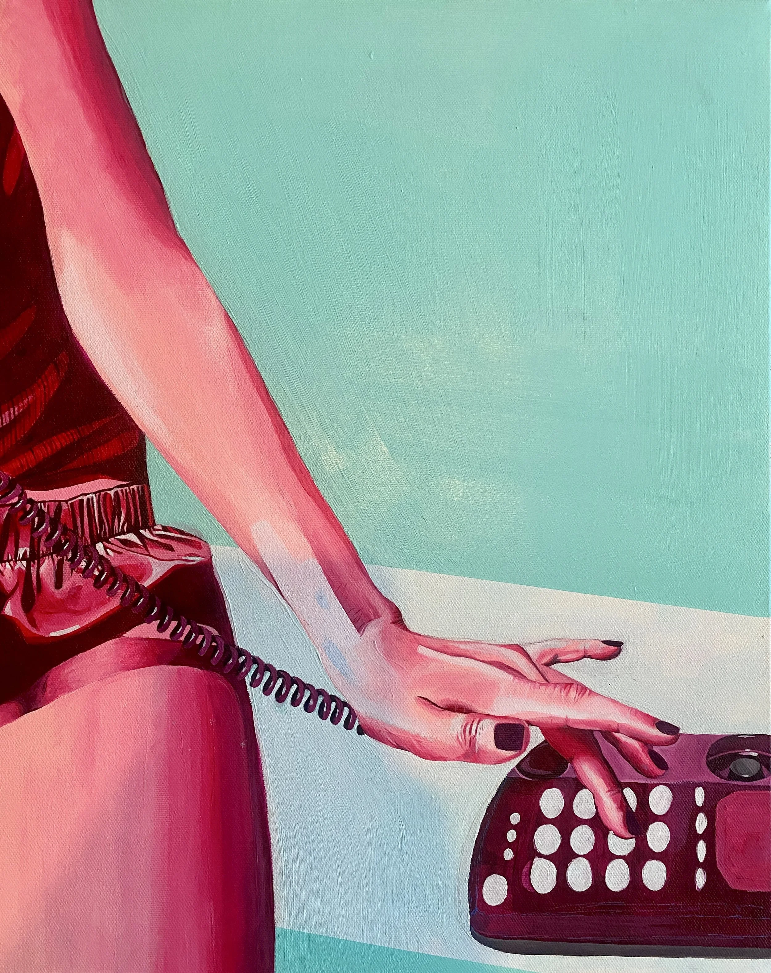 LONG DISTANCE
Acrylic on canvas; 2026