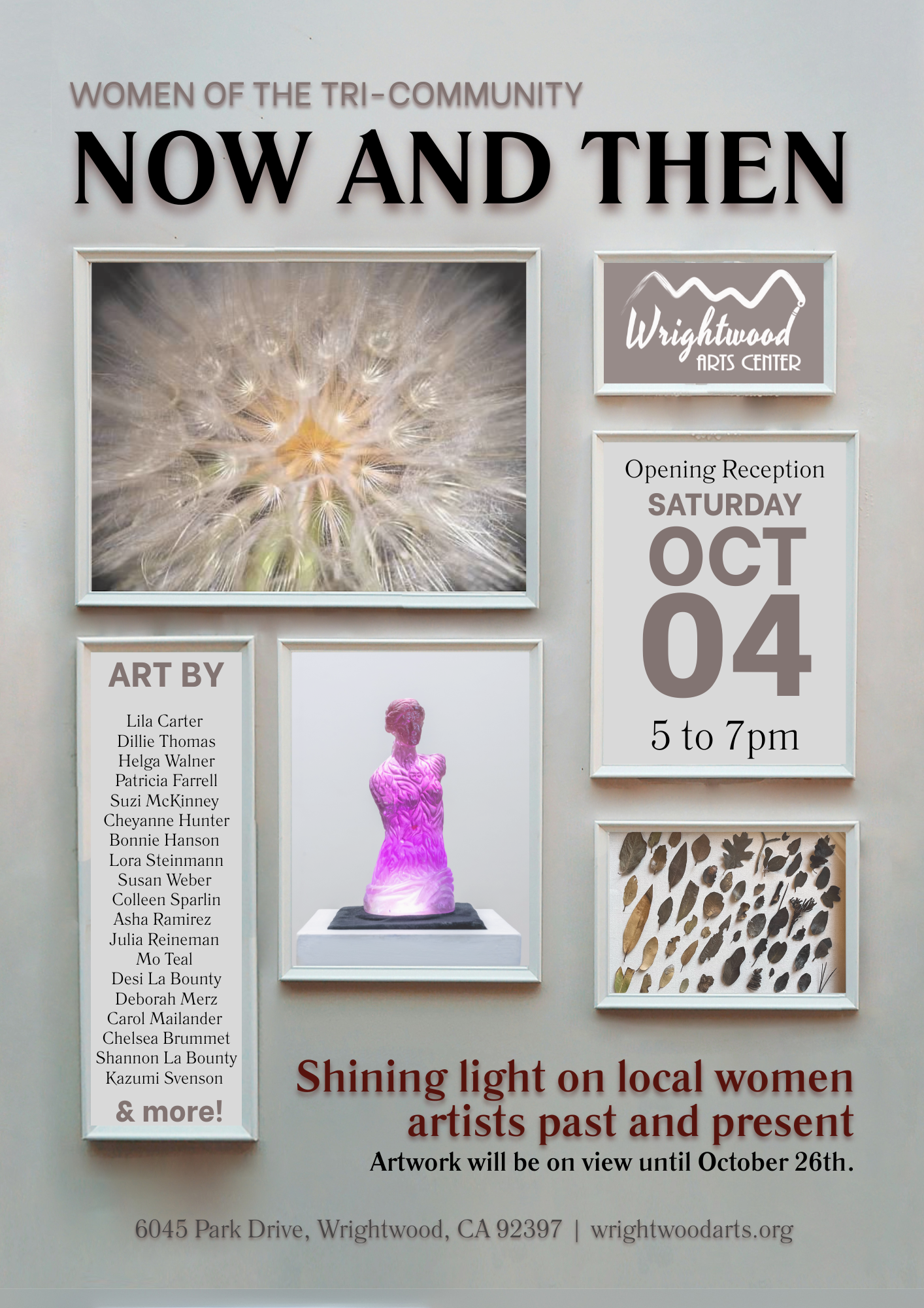 Tri-Community Women's Group Exhibit "Now and Then"