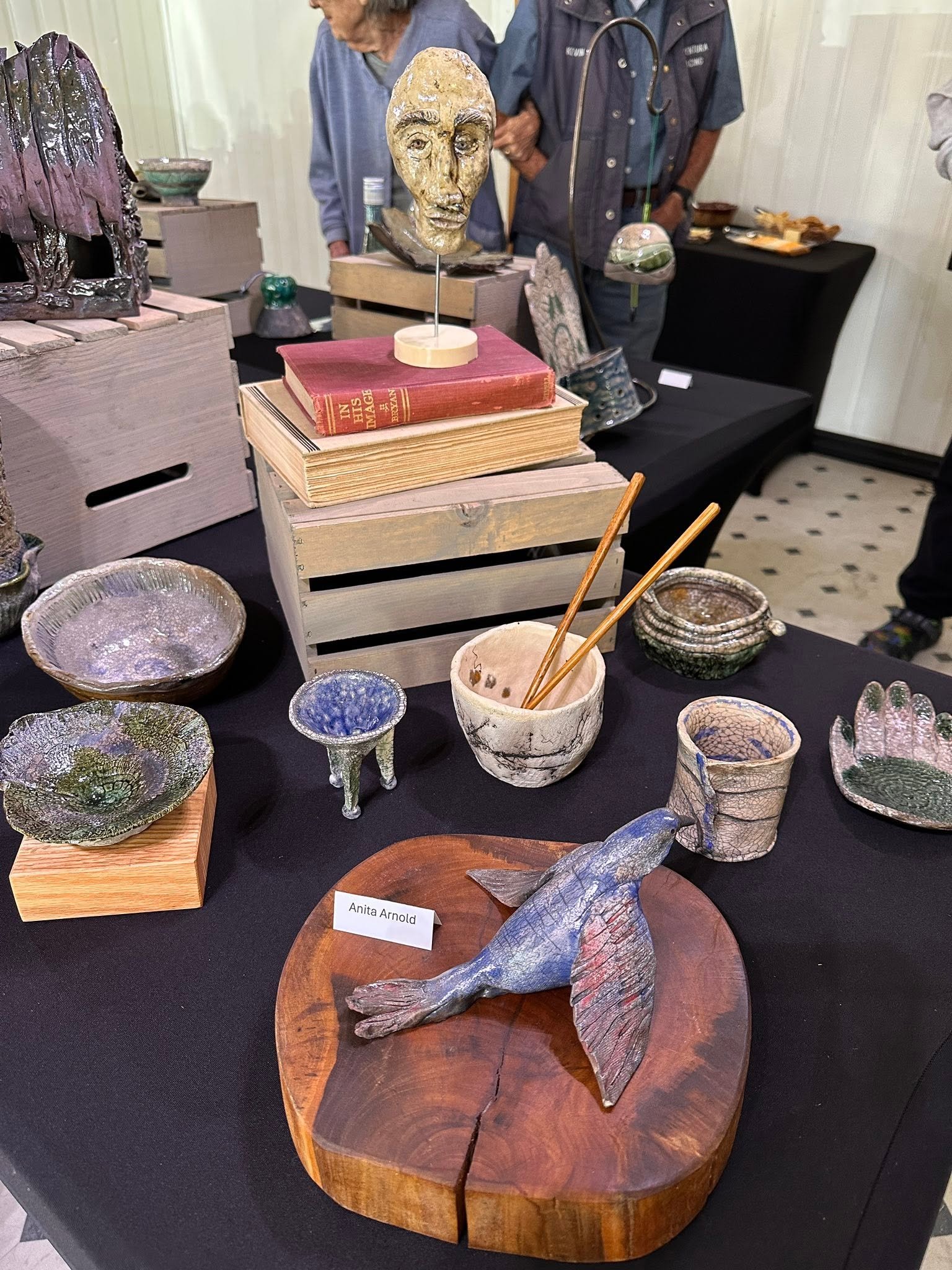 Raku Final Pieces - Anita