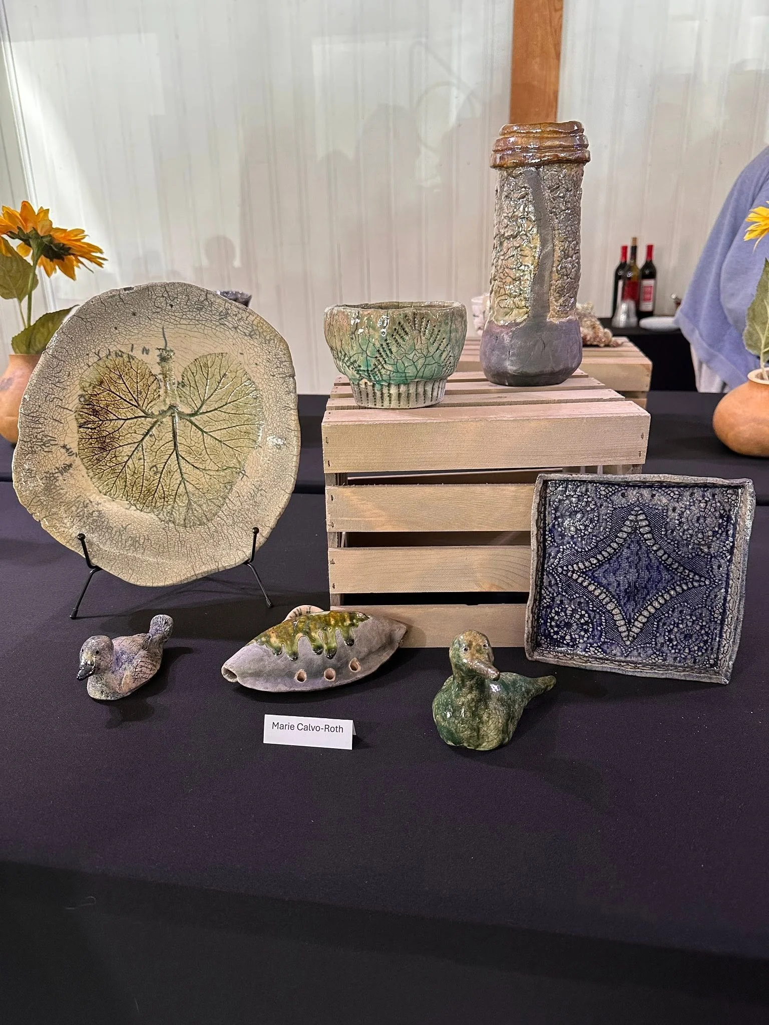 Raku Workshop Final Pieces - Marie C.