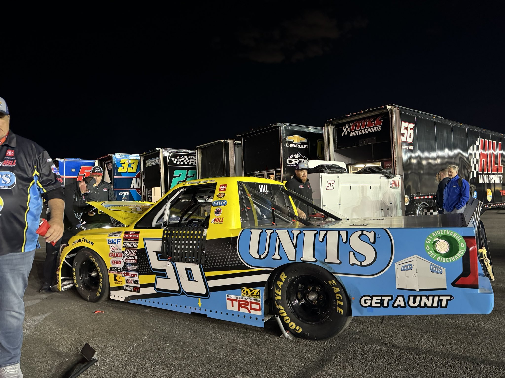 TRUCKS: Timmy Hill scores first Truck Series last-place run for the #56, and his first in series since 2018