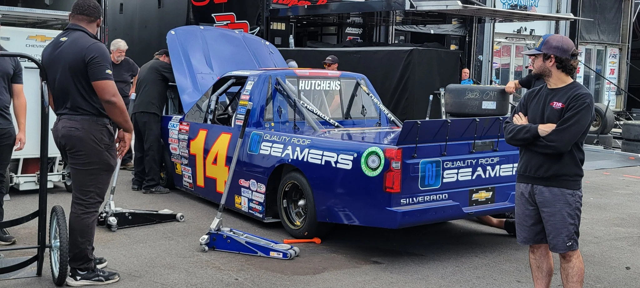 TRUCKS: Trey Hutchens’ transmission and shock issues leave him with first last-place run for #14 since 2012