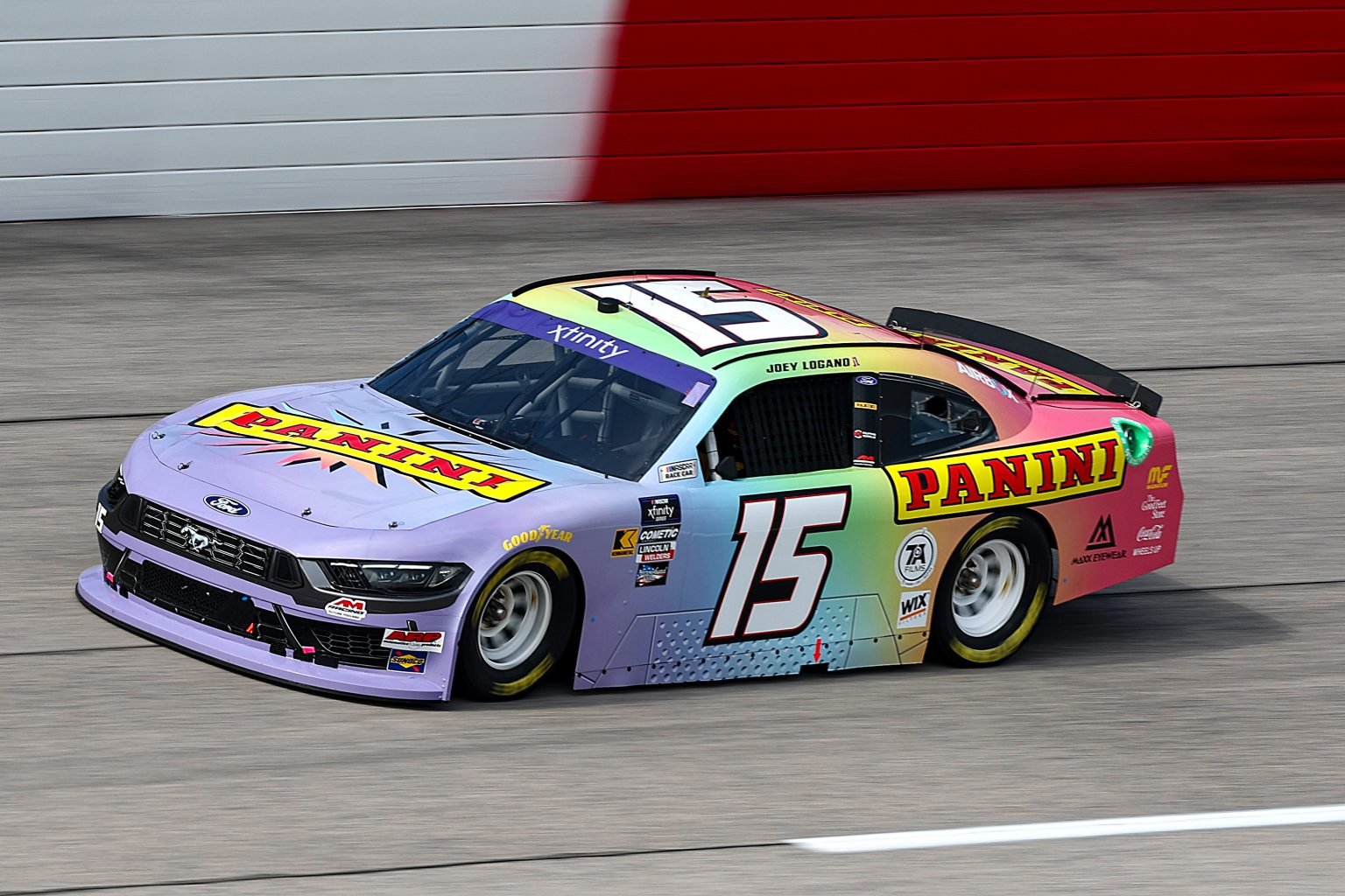 XFINITY: Tell-tale smoke from the exhaust signals Joey Logano’s first XFINITY last-place finish