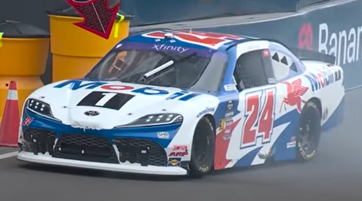 XFINITY: Caution doesn’t fall for Christopher Bell’s smoking Toyota during intense last-place battle in Mexico