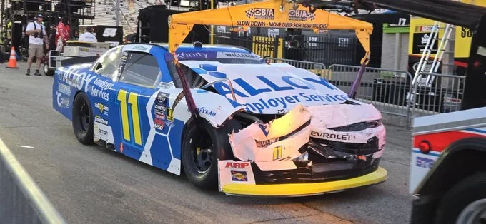 XFINITY: Josh Williams collected in early pileup during Atlanta marathon
