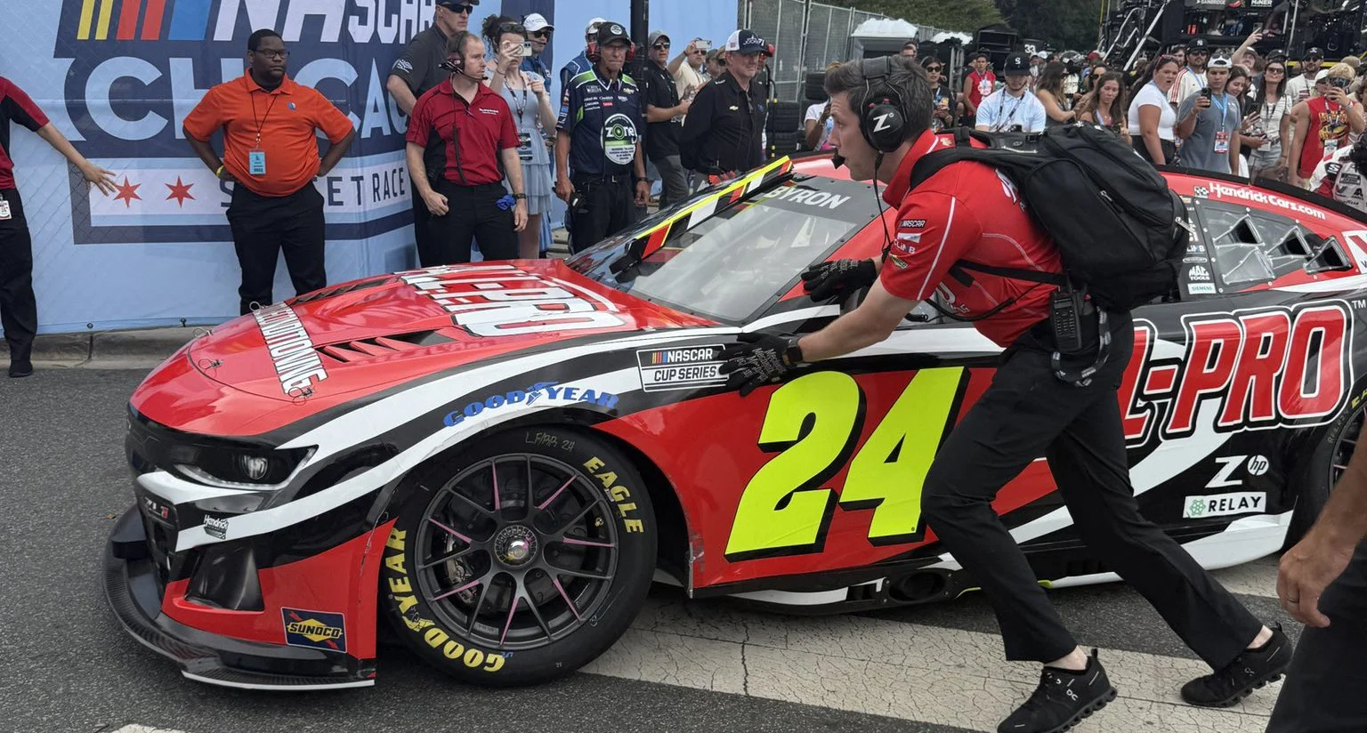 CUP: Clutch issue before start of Sunday’s race dooms William Byron’s run in Chicago