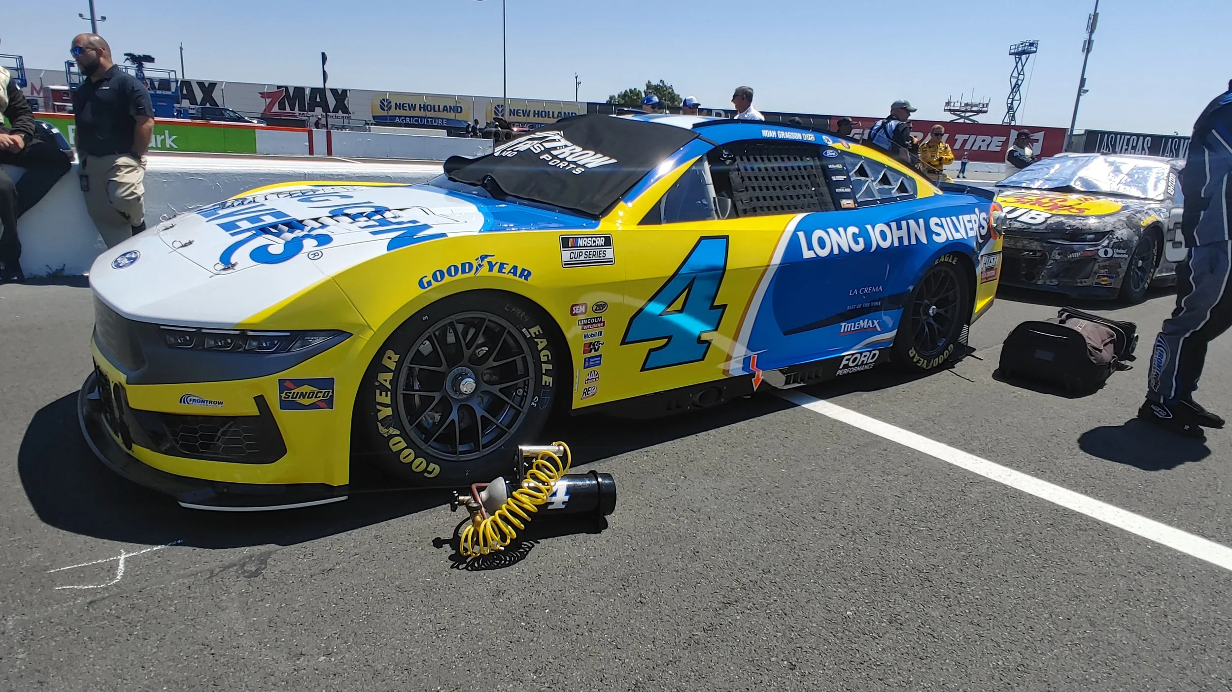 CUP: Noah Gragson rallies from early issues, only to be eliminated in late-race Turn 7 stack-up