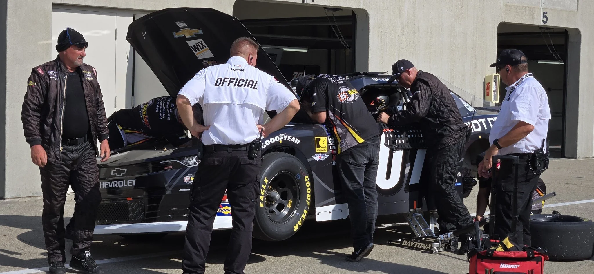 XFINITY: Logan Bearden’s electrical woes begin before the race even starts