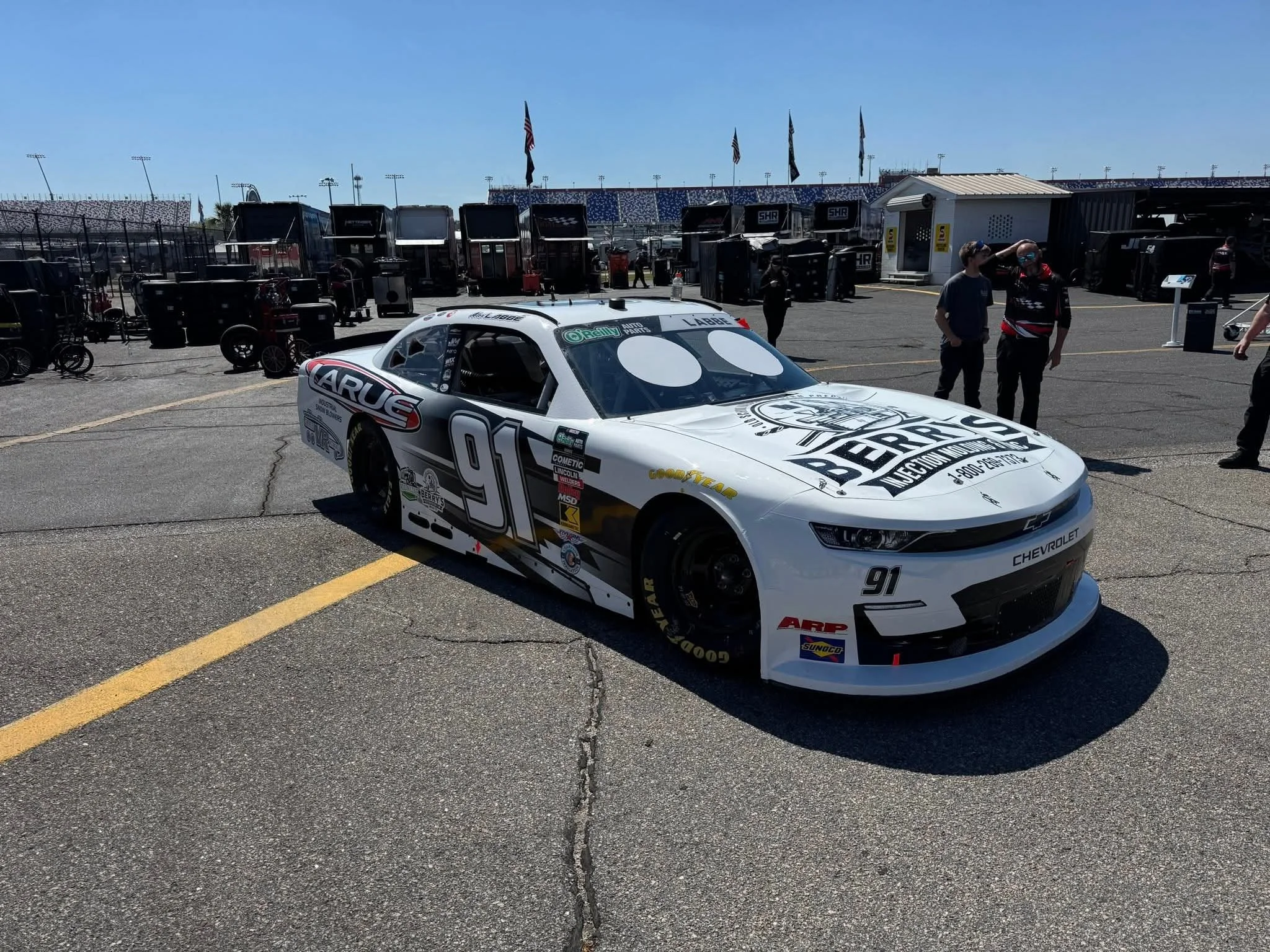 O’REILLY: Alex Labbe scores first last-place run for #91 at Darlington since 1984