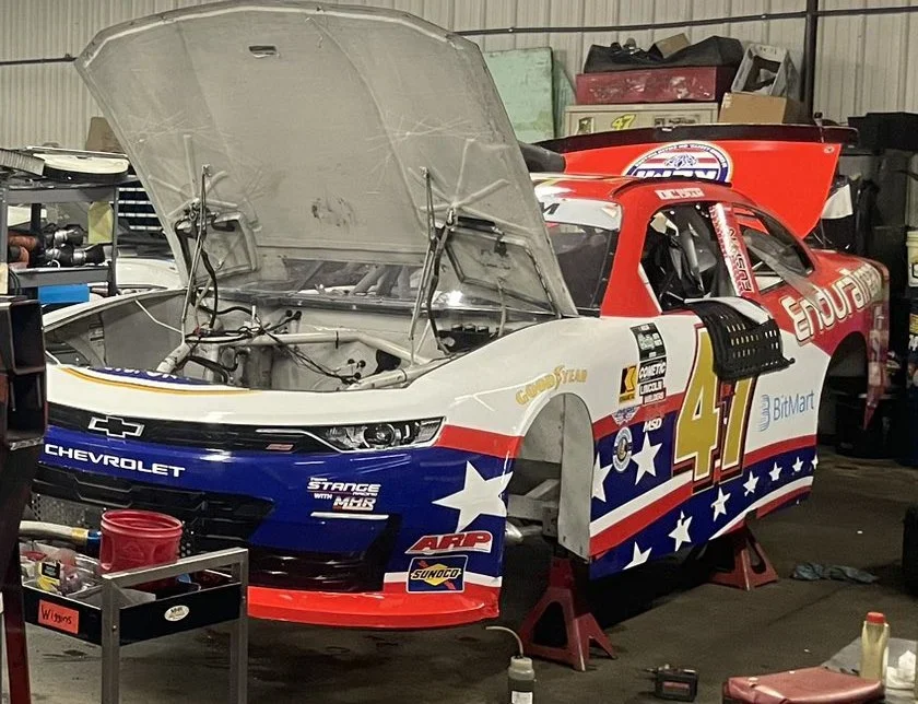 O’REILLY: Dawson Cram and Mike Harmon’s first run with Team Stange ends with engine trouble