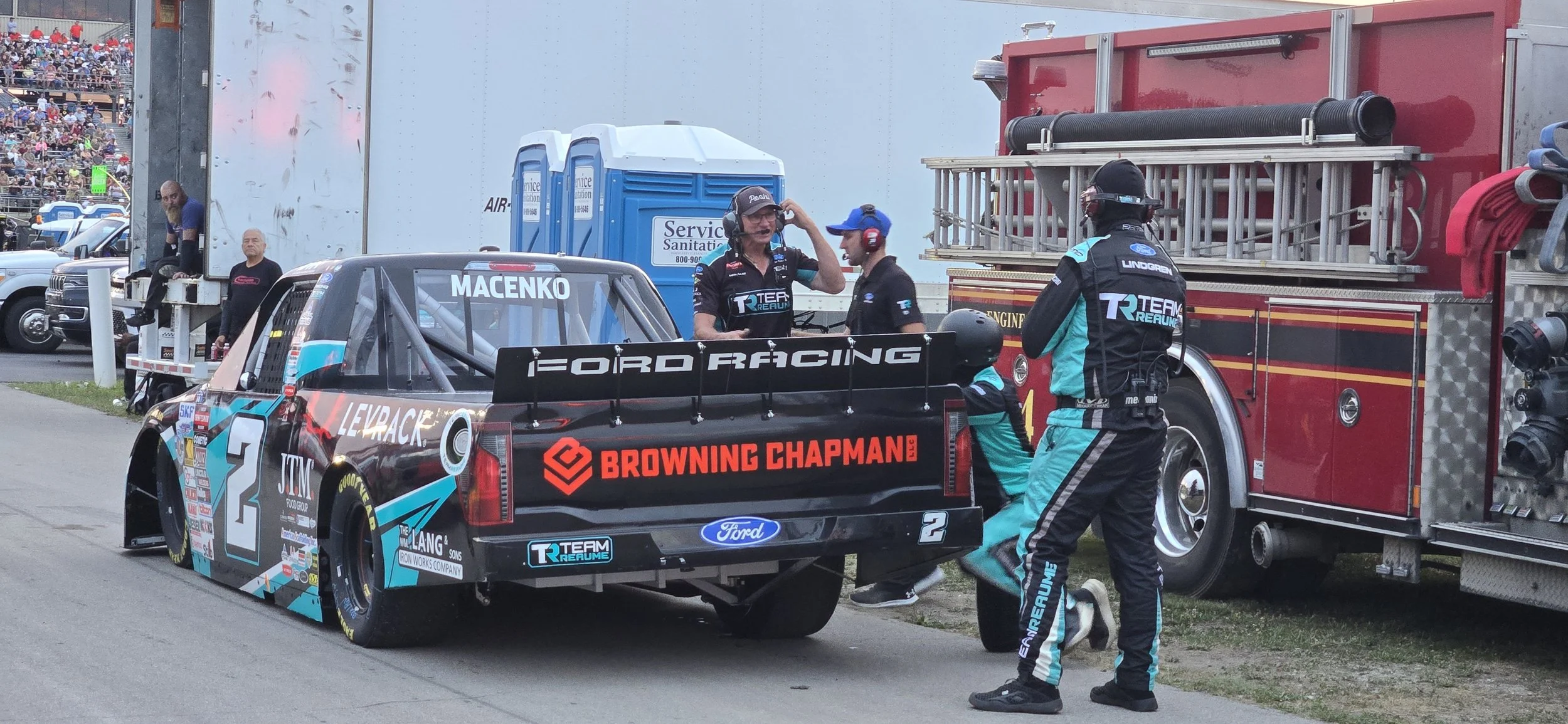 TRUCKS: Jackson Macenko’s series debut slowed by mid-race mechanical woes