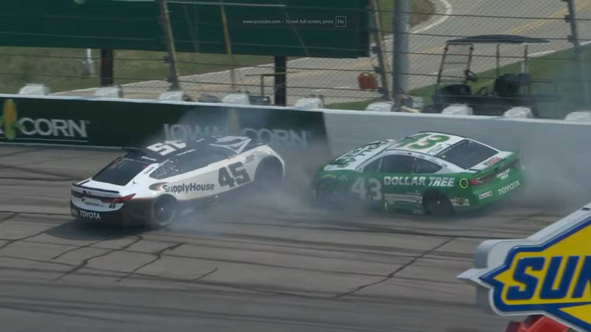 CUP: Tyler Reddick’s summer to forget continues after Lap 4 crash collects Erik Jones