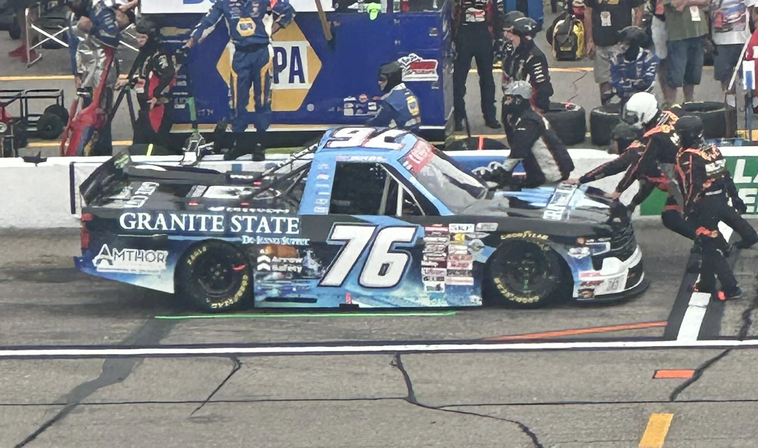 TRUCKS: Spencer Boyd among those who wreck early in heated Loudon race