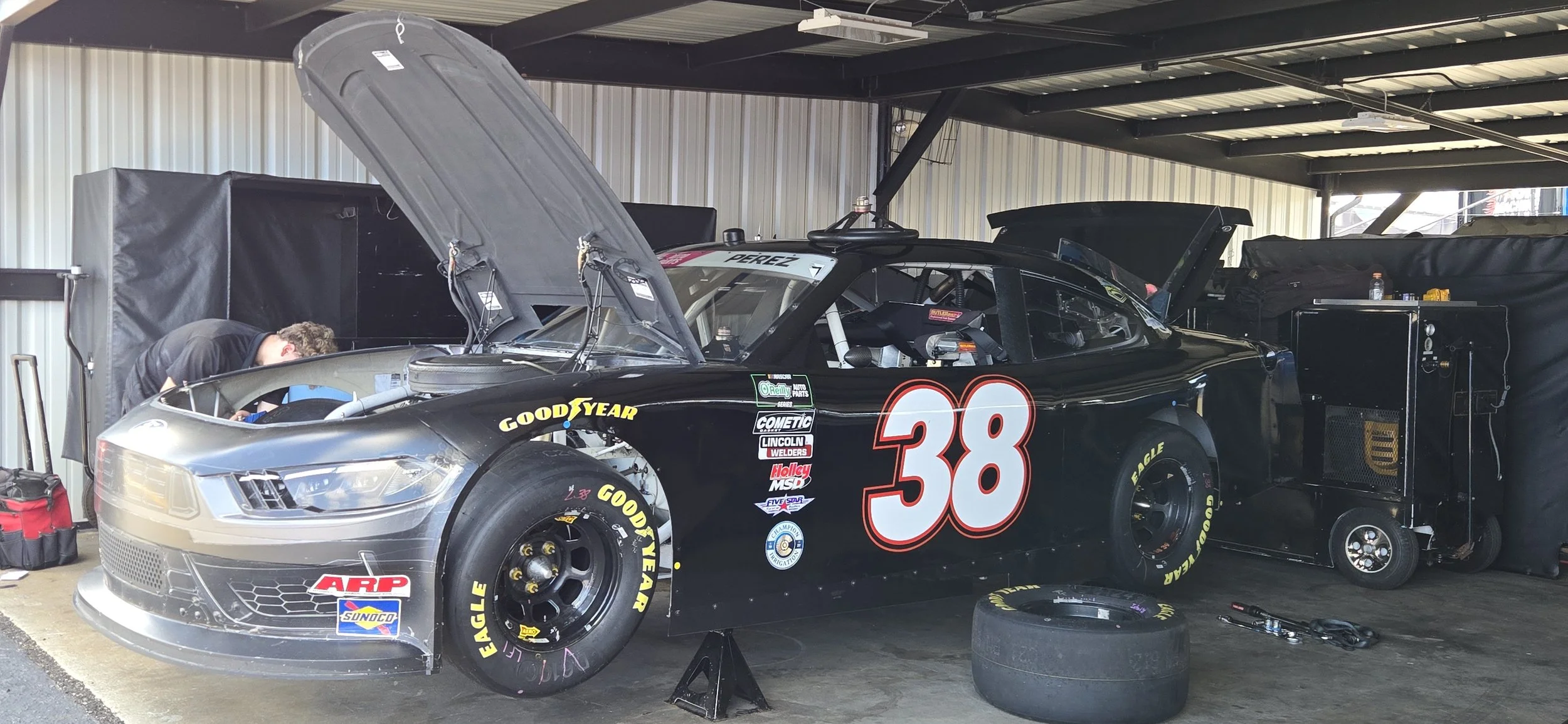 O’REILLY: Brad Perez hangs on as long as he can before early exit at Darlington