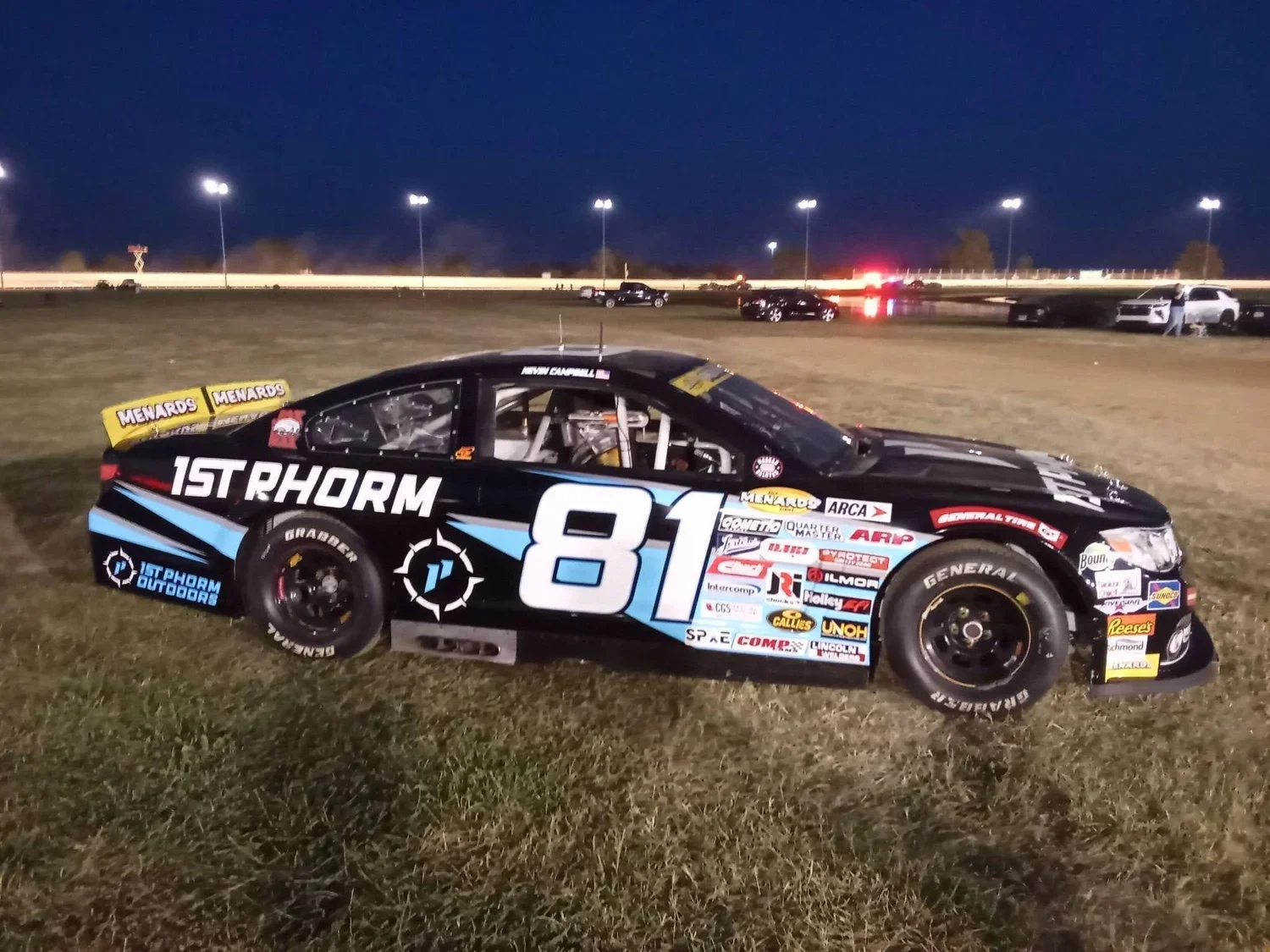 ARCA: Kevin Campbell completes his own dirt double as Max Reaves’ bid at the front ends early