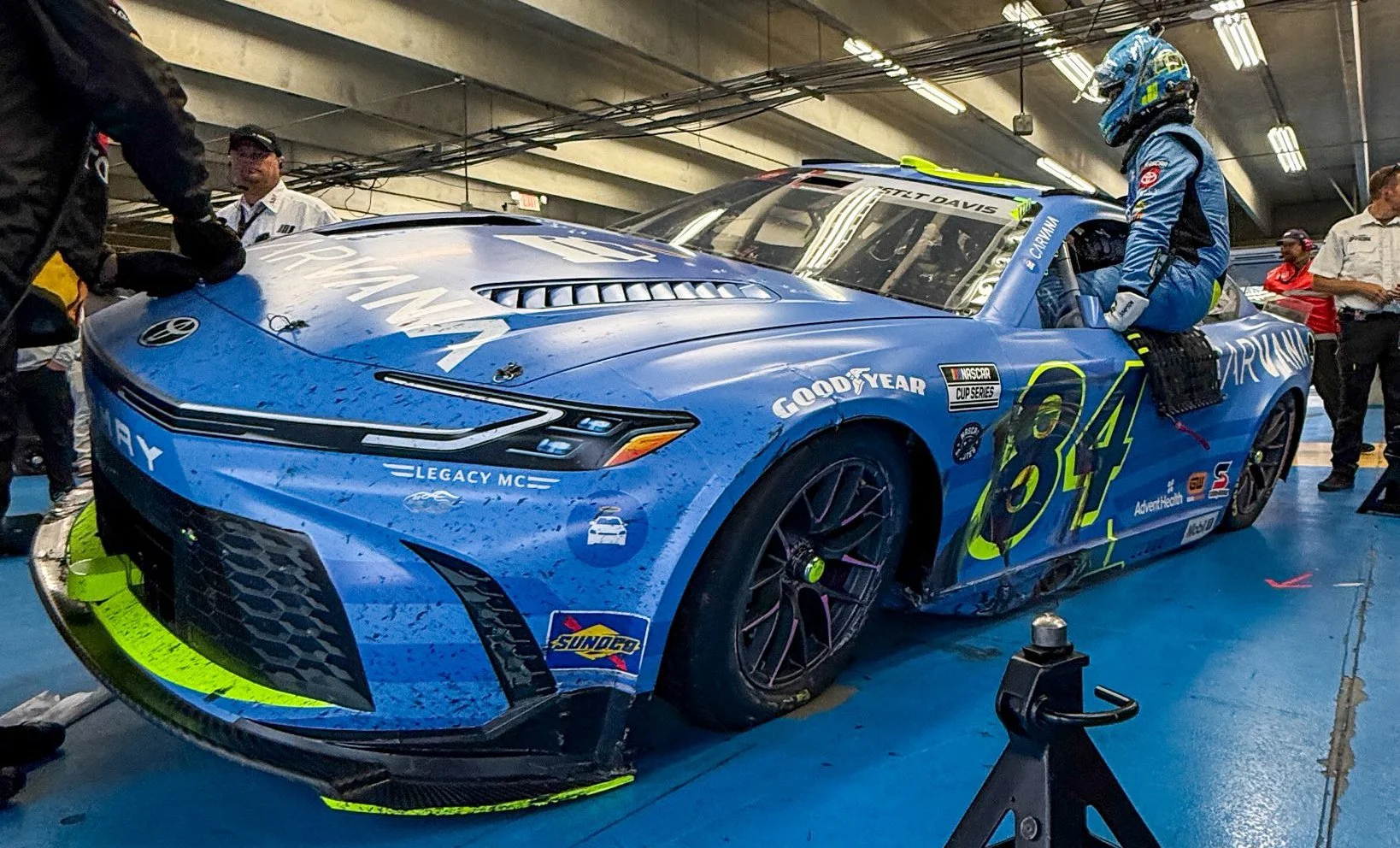 CUP: Jimmie Johnson's landmark 700th Cup start ends early after a